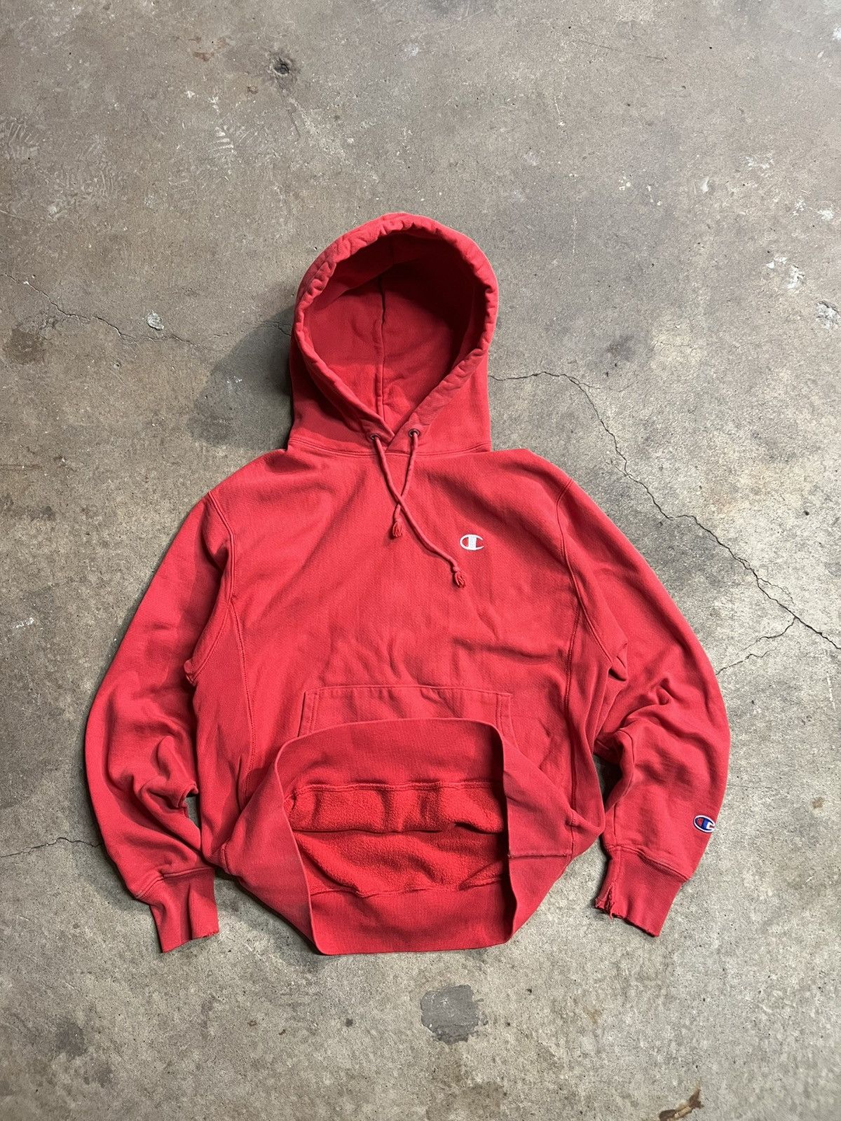 Champion × Vintage Vintage Champion Reverse Weave Hoodie Size US M / EU 48-50 / 2 - 1 Thumbnail