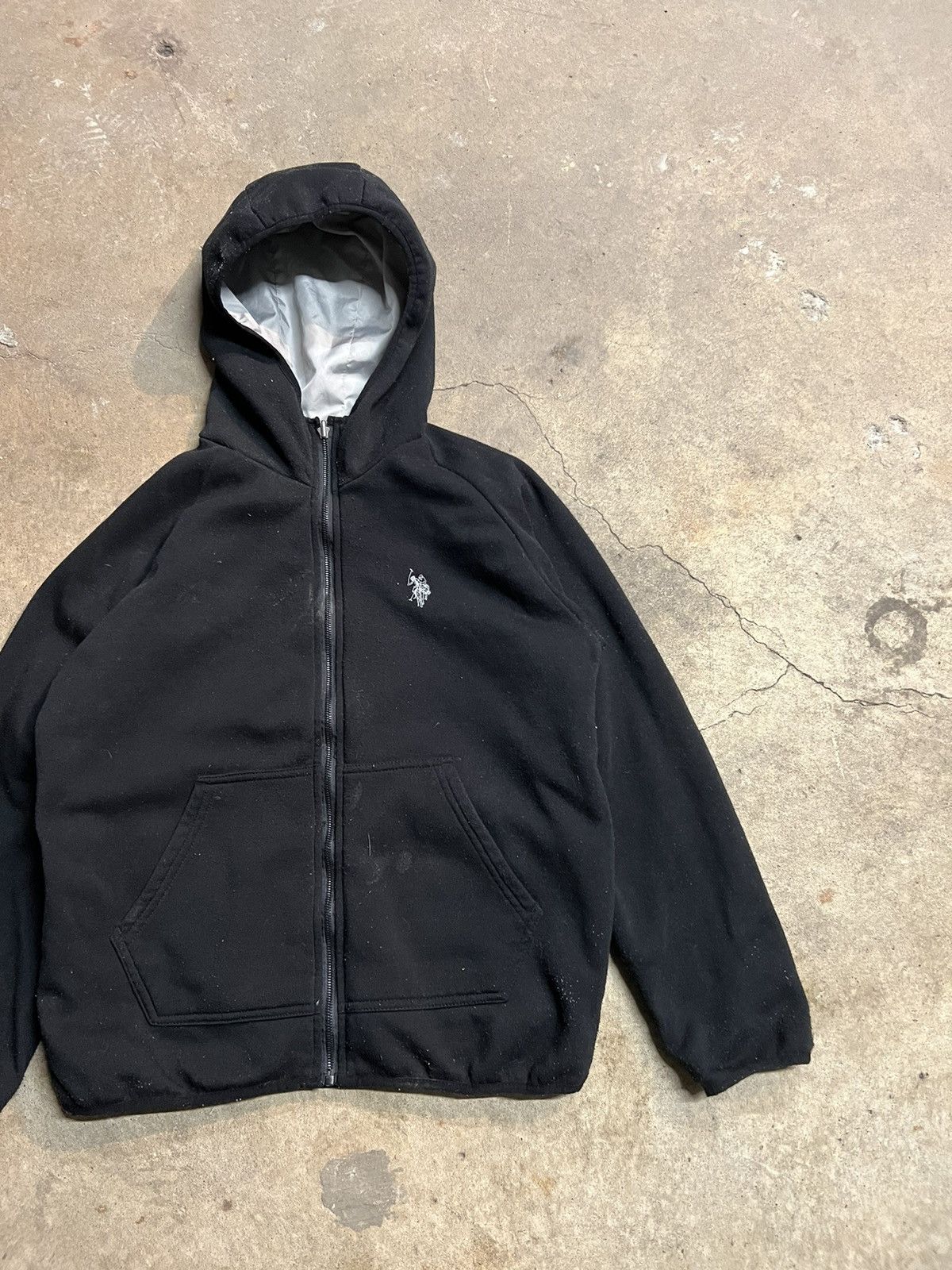 U.S. Polo Assn. × Vintage Vintage 90s U.S Polo Assn Reversible Hooded Jacket Size US M / EU 48-50 / 2 - 2 Thumbnail