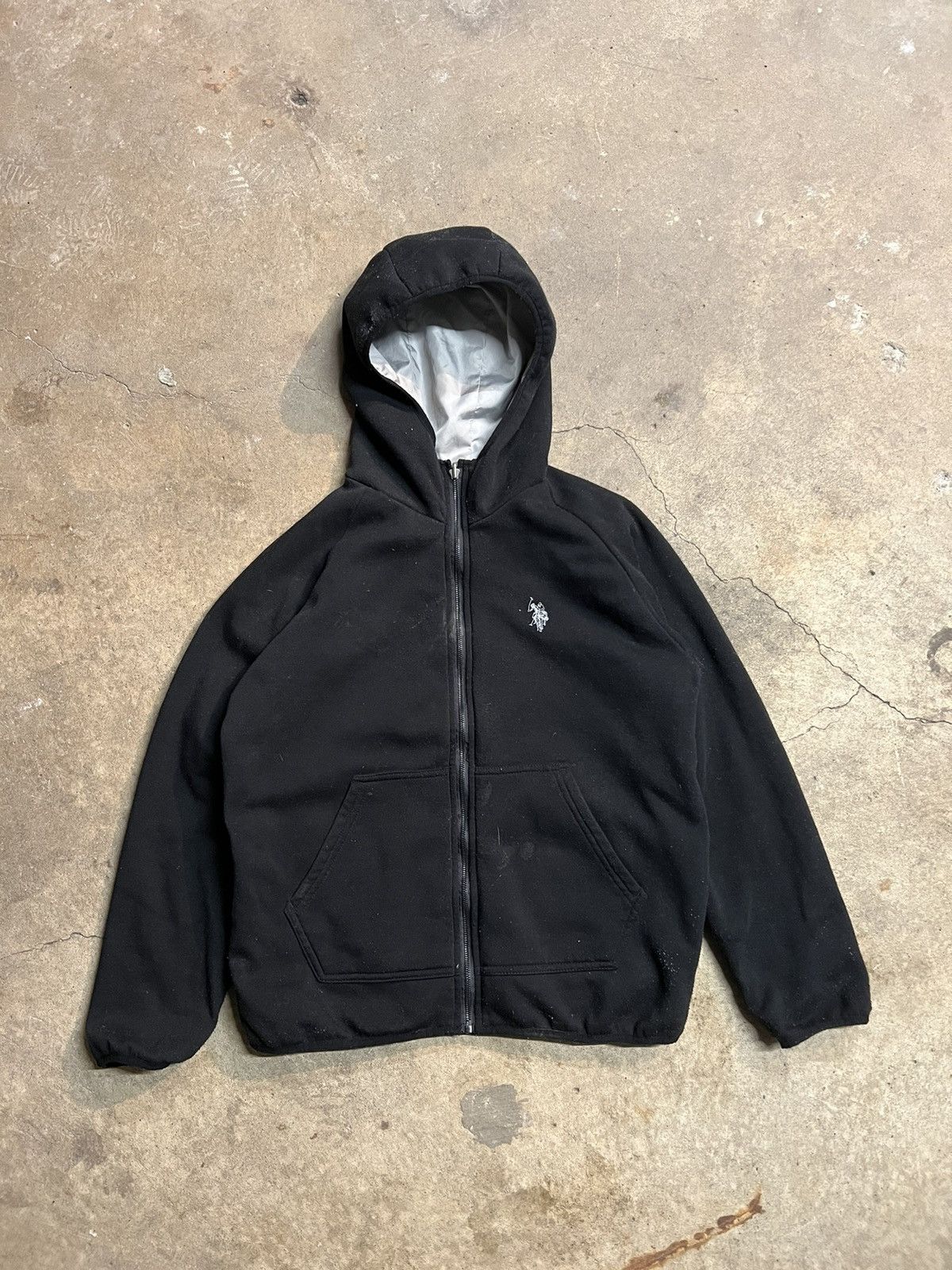 U.S. Polo Assn. × Vintage Vintage 90s U.S Polo Assn Reversible Hooded Jacket Size US M / EU 48-50 / 2 - 1 Thumbnail
