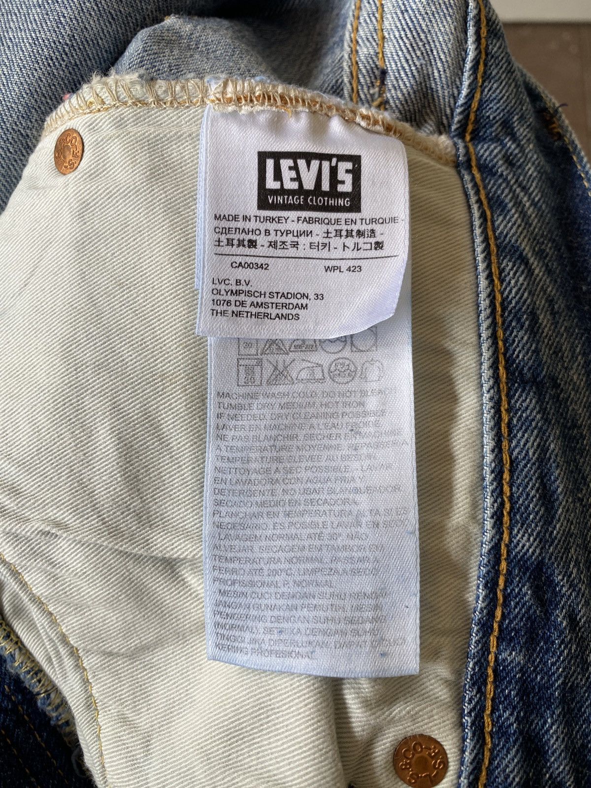 Levi's VINTAGE LEVIS 501 BIG E JEANS ( 29x32) Size US 29 - 11 Thumbnail