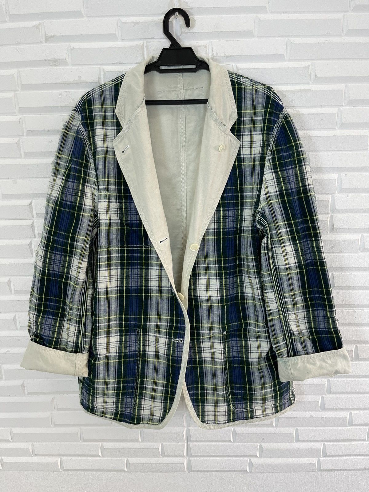 Comme des Garcons Homme 🔥AD2004 Glen Plaid Checked Comme des Garcons Homme Size US M / EU 48-50 / 2 - 1 Thumbnail