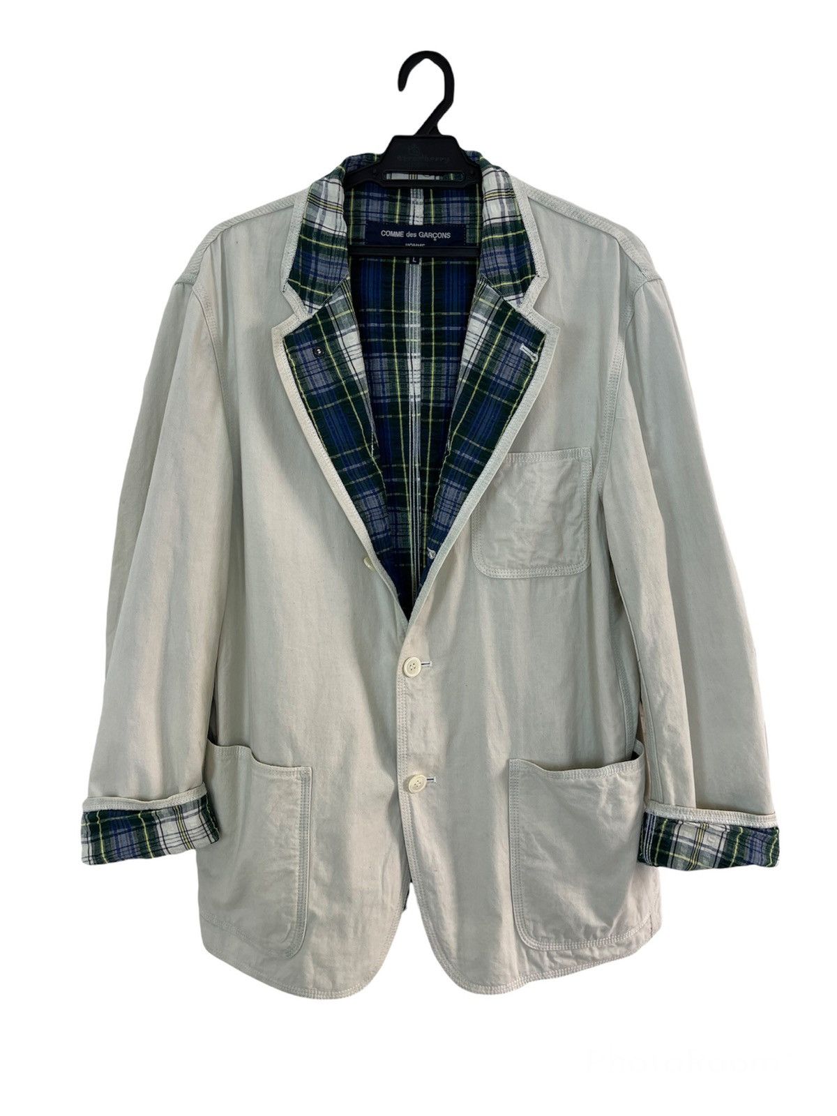 Comme des Garcons Homme 🔥AD2004 Glen Plaid Checked Comme des Garcons Homme Size US M / EU 48-50 / 2 - 3 Thumbnail