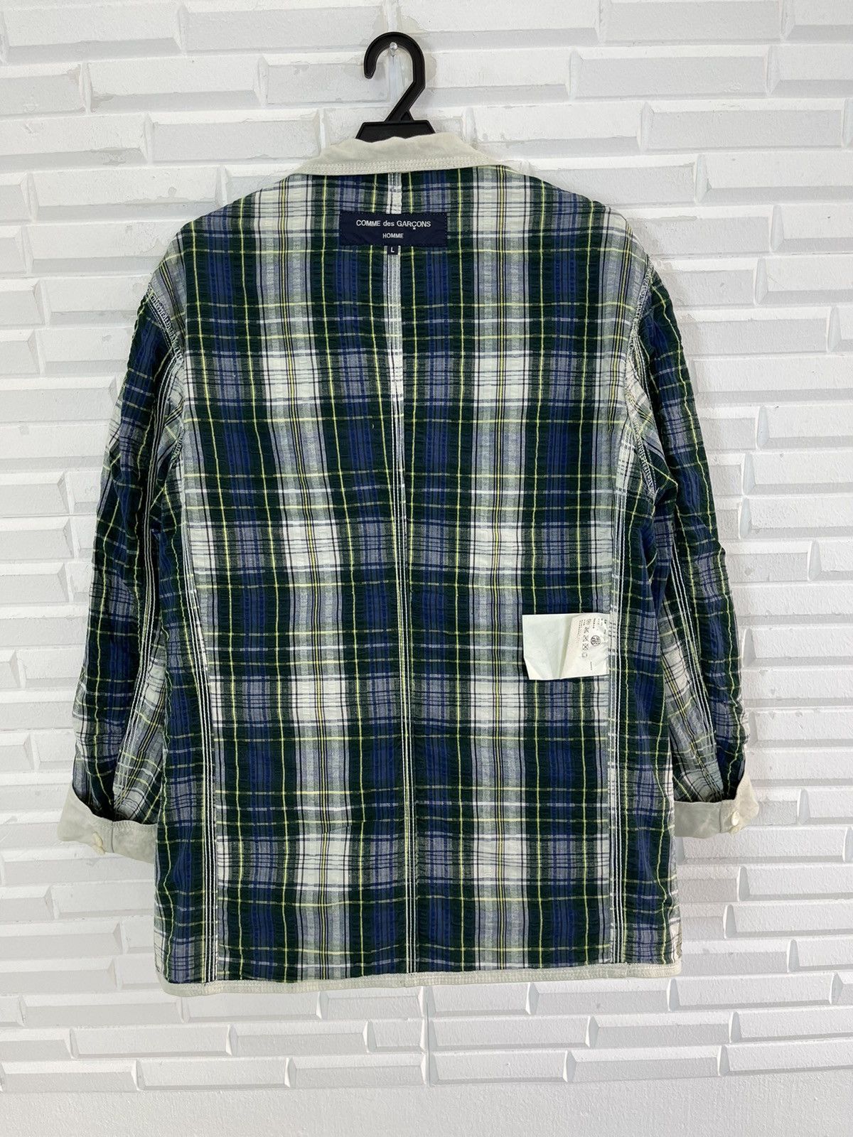 Comme des Garcons Homme 🔥AD2004 Glen Plaid Checked Comme des Garcons Homme Size US M / EU 48-50 / 2 - 4 Thumbnail