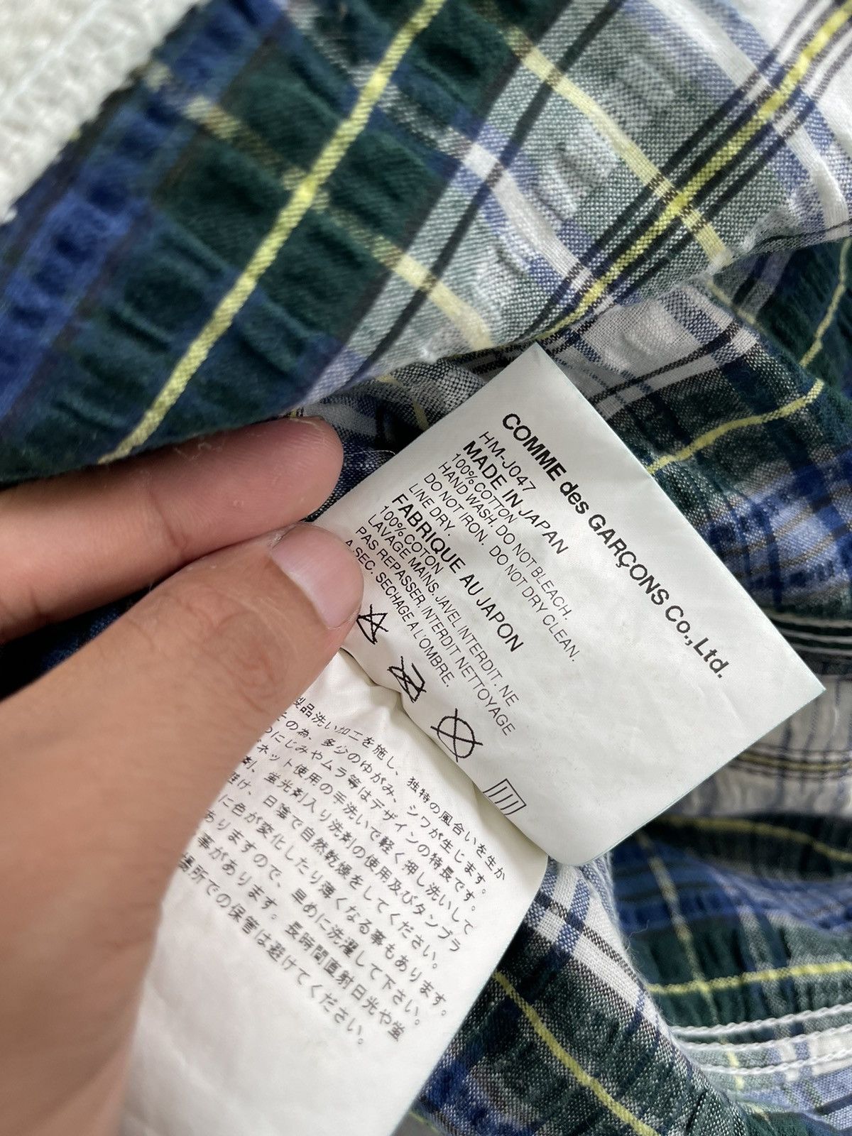 Comme des Garcons Homme 🔥AD2004 Glen Plaid Checked Comme des Garcons Homme Size US M / EU 48-50 / 2 - 9 Thumbnail