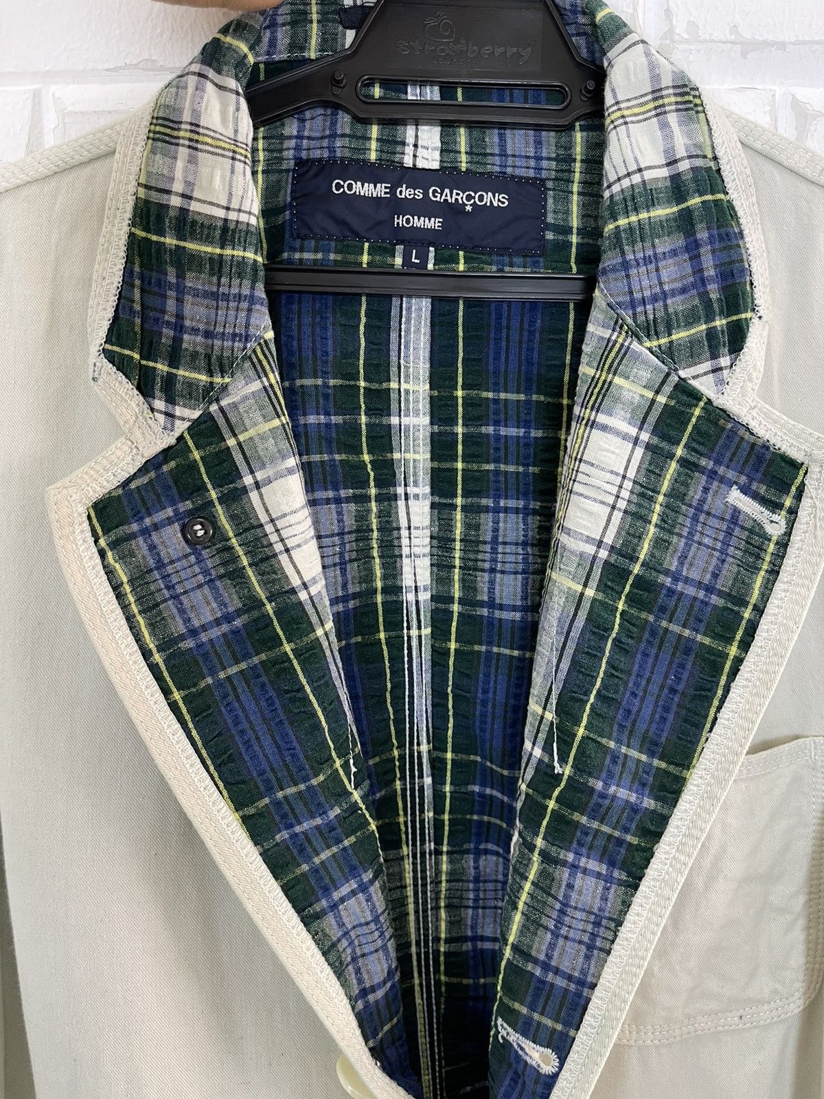 Comme des Garcons Homme 🔥AD2004 Glen Plaid Checked Comme des Garcons Homme Size US M / EU 48-50 / 2 - 5 Thumbnail