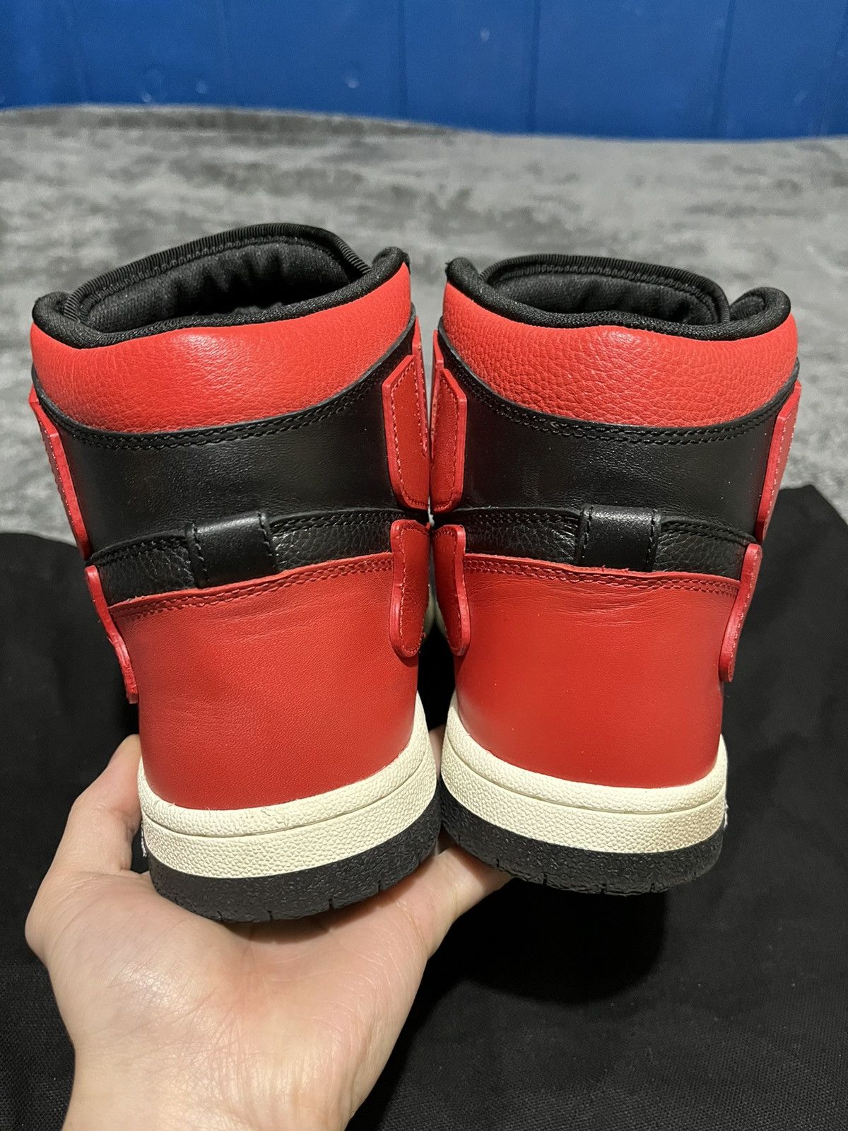 Amiri 11 AMIRI Skel Top Hi Black Red White Skeleton Bone Runner Size US 11 / EU 44 - 5 Thumbnail