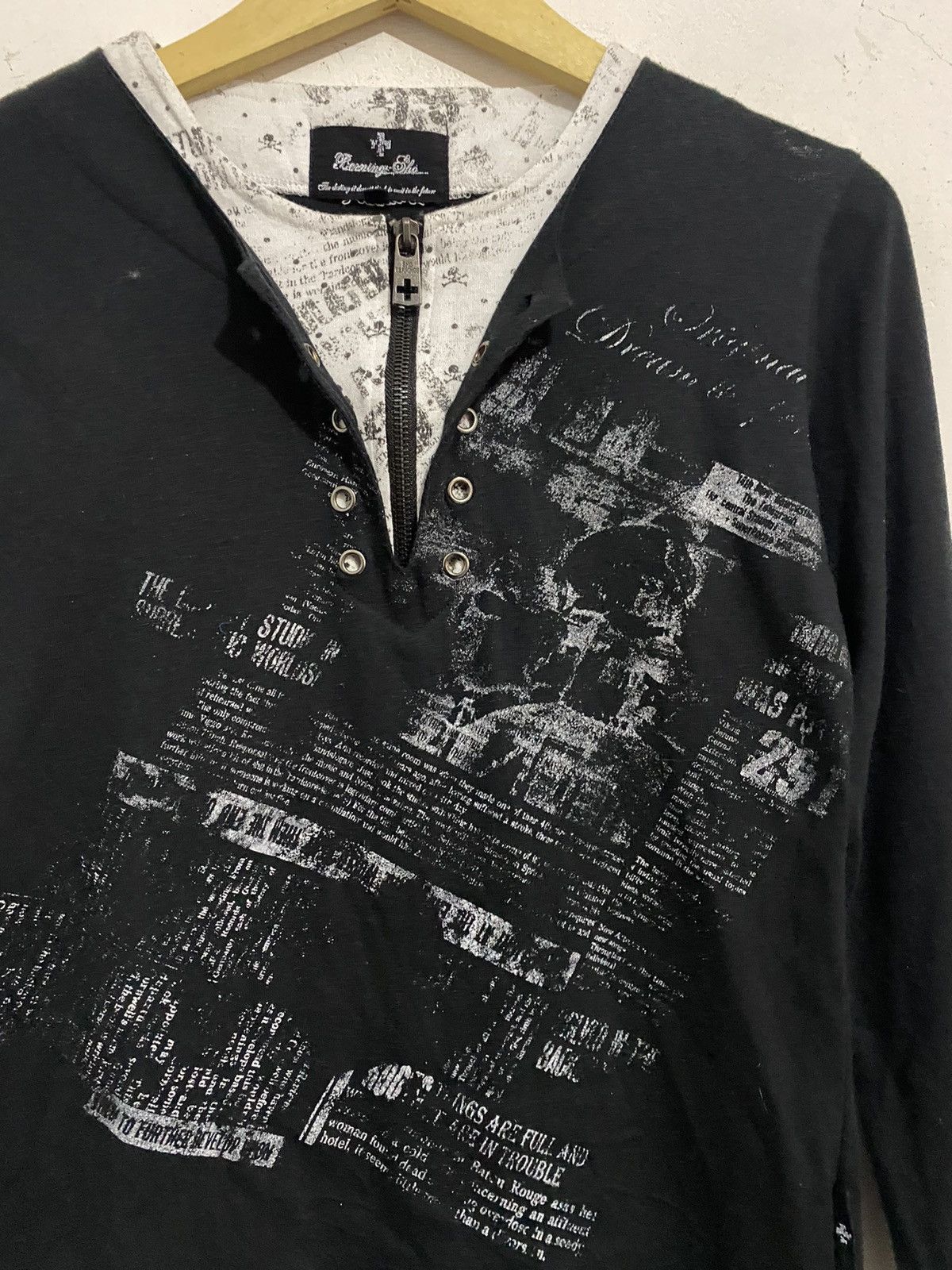 Beauty Beast × Japanese Brand × PPFM 💸BINDINGOFFER💸Bearning-Japanese Seditionaries Punk Shirt Size US M / EU 48-50 / 2 - 2 Thumbnail