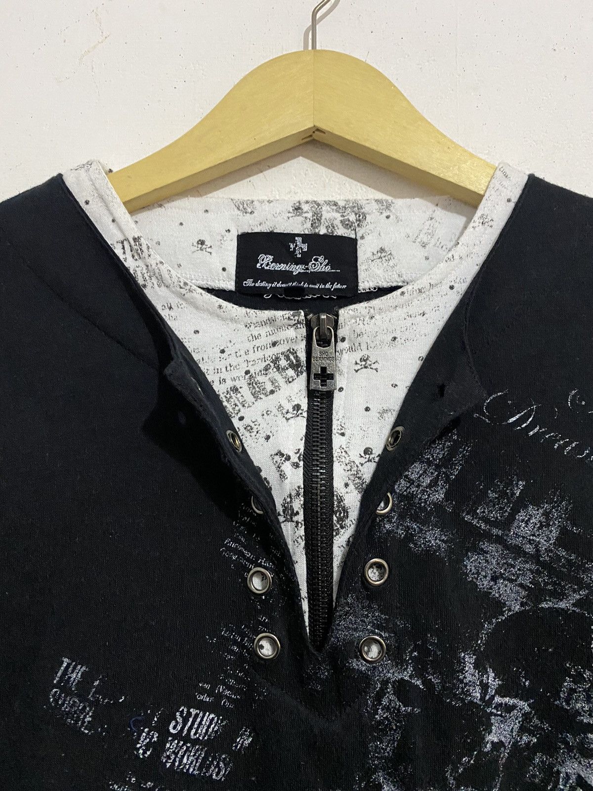 Beauty Beast × Japanese Brand × PPFM 💸BINDINGOFFER💸Bearning-Japanese Seditionaries Punk Shirt Size US M / EU 48-50 / 2 - 3 Thumbnail