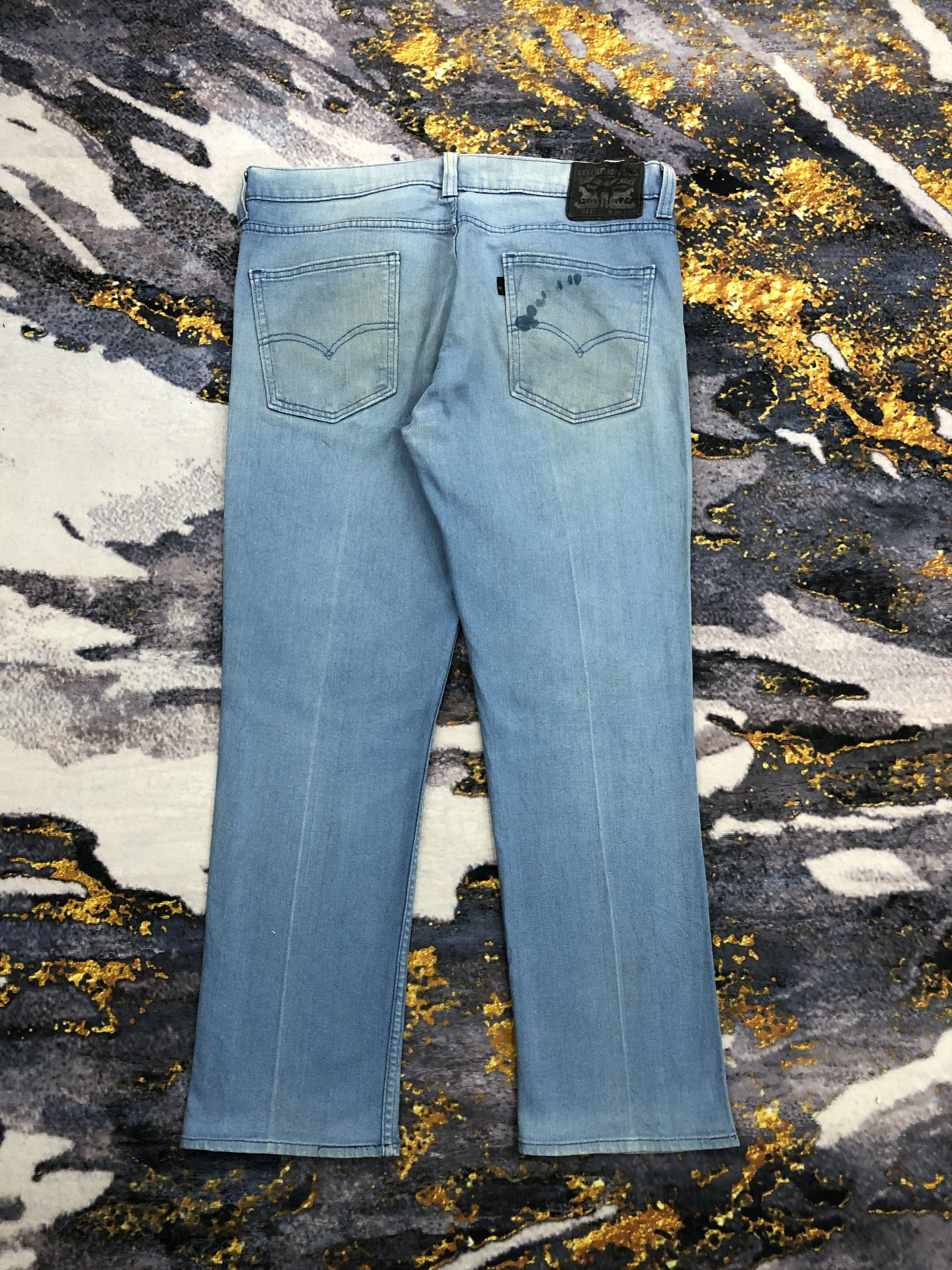 Levi's Vintage Levis 511 Light Blue Denim Jeans DPP0076 Size US 36 / EU 52 - 3 Thumbnail