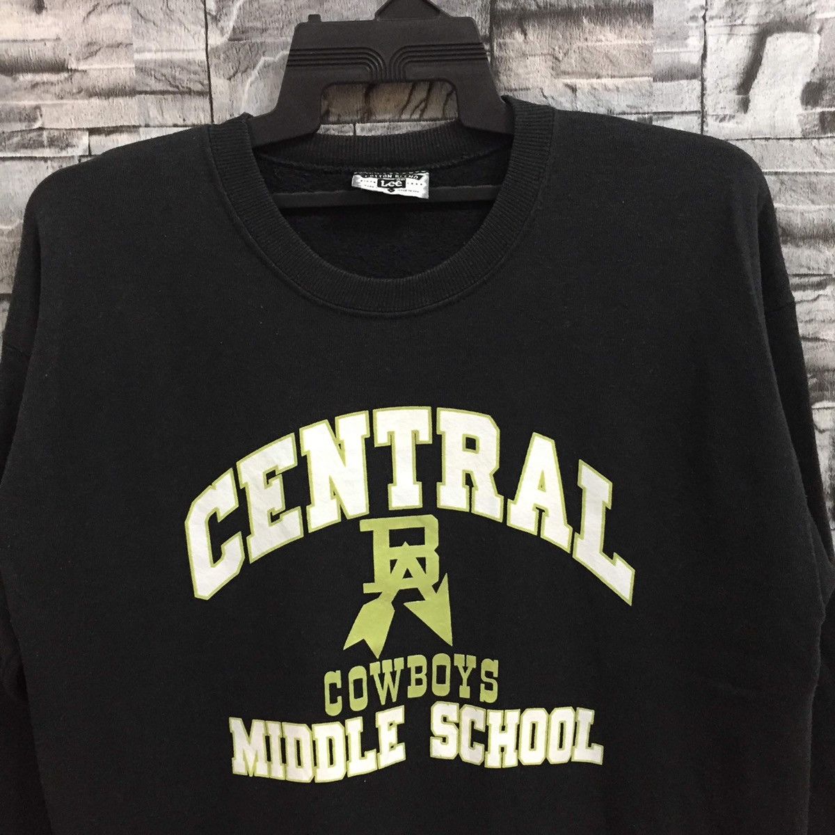 Lee Vintage Lee sweatshirt spellout Central Cowboys Size US L / EU 52-54 / 3 - 3 Thumbnail