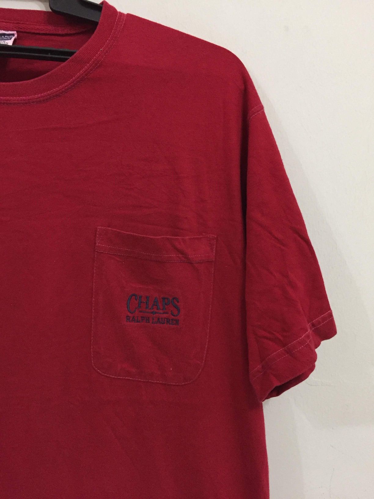 Chaps Ralph Lauren Vintage CHAPS RALPH LAUREN t shirt embroidered small logo Size US L / EU 52-54 / 3 - 3 Thumbnail