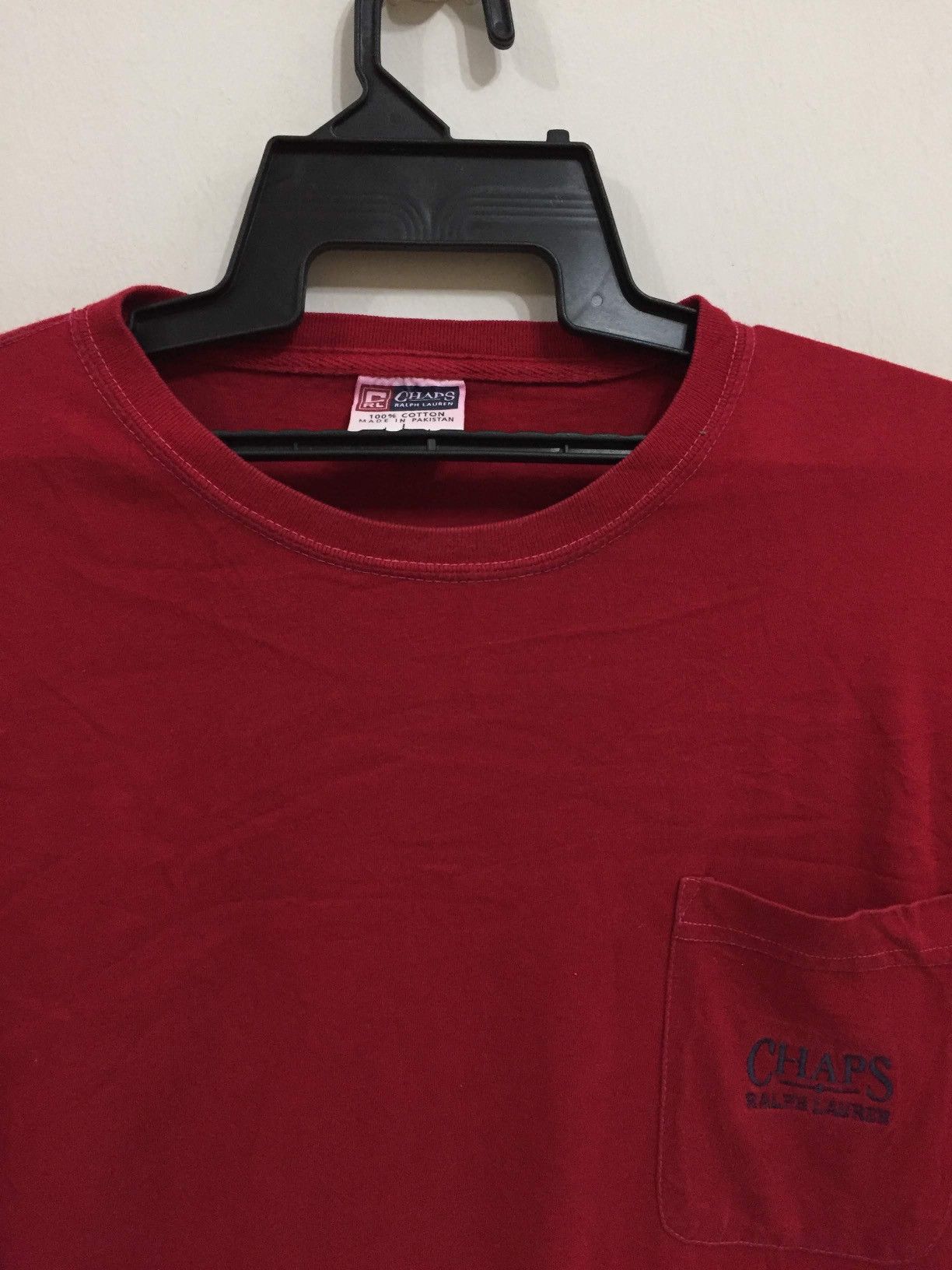 Chaps Ralph Lauren Vintage CHAPS RALPH LAUREN t shirt embroidered small logo Size US L / EU 52-54 / 3 - 2 Thumbnail