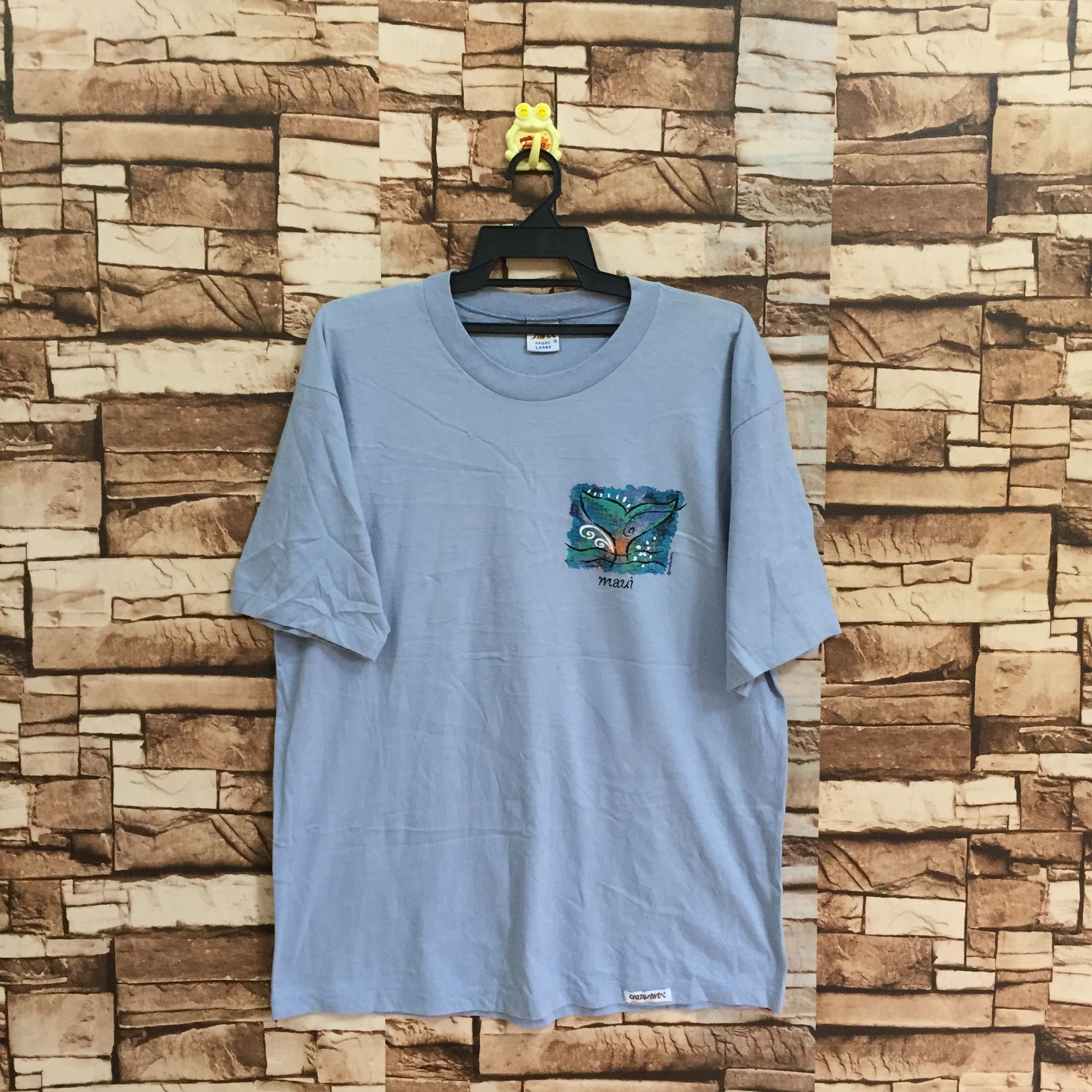 Vintage Vintage CRAZY SHIRT t shirt whalewatch maui size L Size US L / EU 52-54 / 3 - 2 Thumbnail