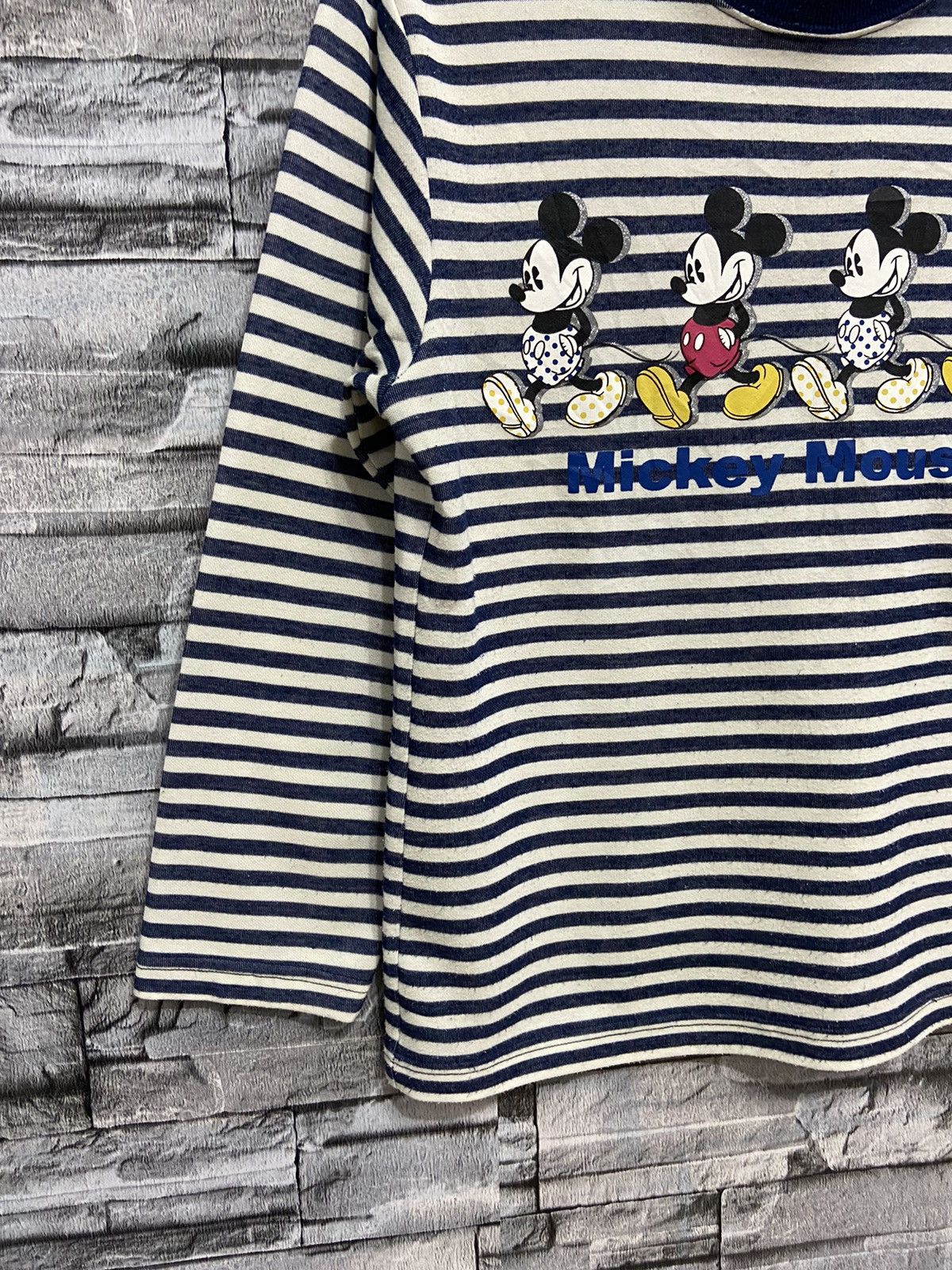 Mickey Mouse Vintage Mickey Mouse Long Sleeve stripe Size US M / EU 48-50 / 2 - 4 Thumbnail