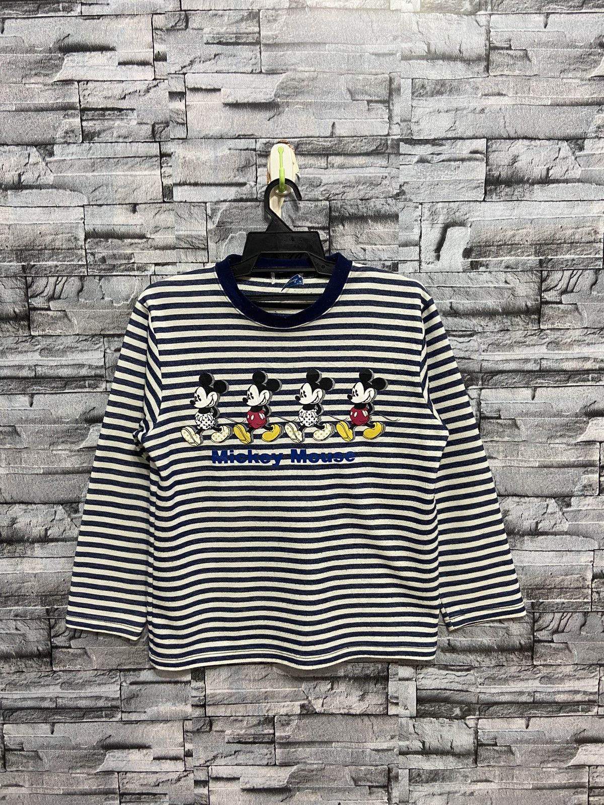 Mickey Mouse Vintage Mickey Mouse Long Sleeve stripe Size US M / EU 48-50 / 2 - 1 Thumbnail