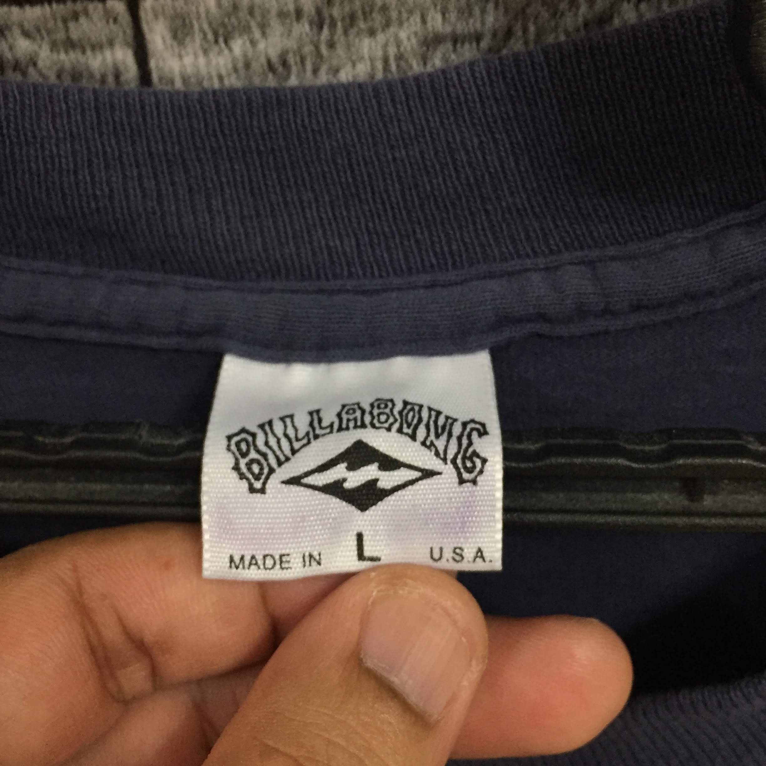Billabong Vintage Billabong t shirt big logo surfing skateboard Size US L / EU 52-54 / 3 - 5 Thumbnail