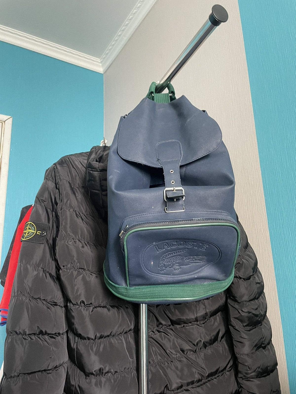 Vintage Chemise Lacoste Rucksack 90s Lacoste backpack ?大南街199號地下 No.199 Tai Nan Street main image 3