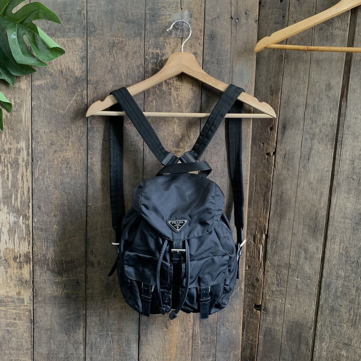 Prada × Vintage VINTAGE BLACK PRADA SPORT BACKPACK | Grailed