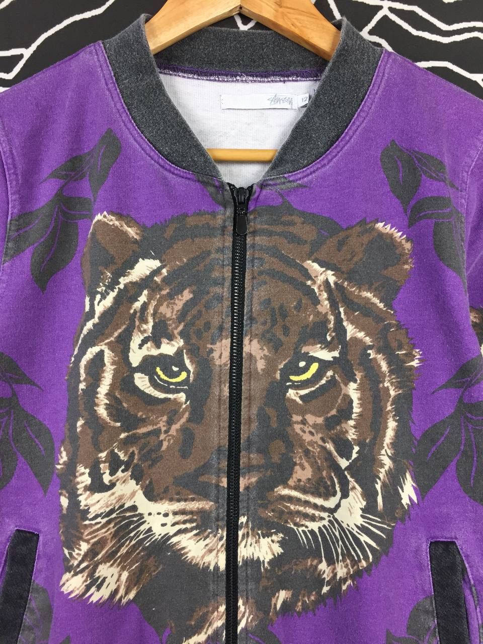 Stussy Vtg Stussy Skateboards Tiger All Over Print Jacket Size US S / EU 44-46 / 1 - 3 Thumbnail