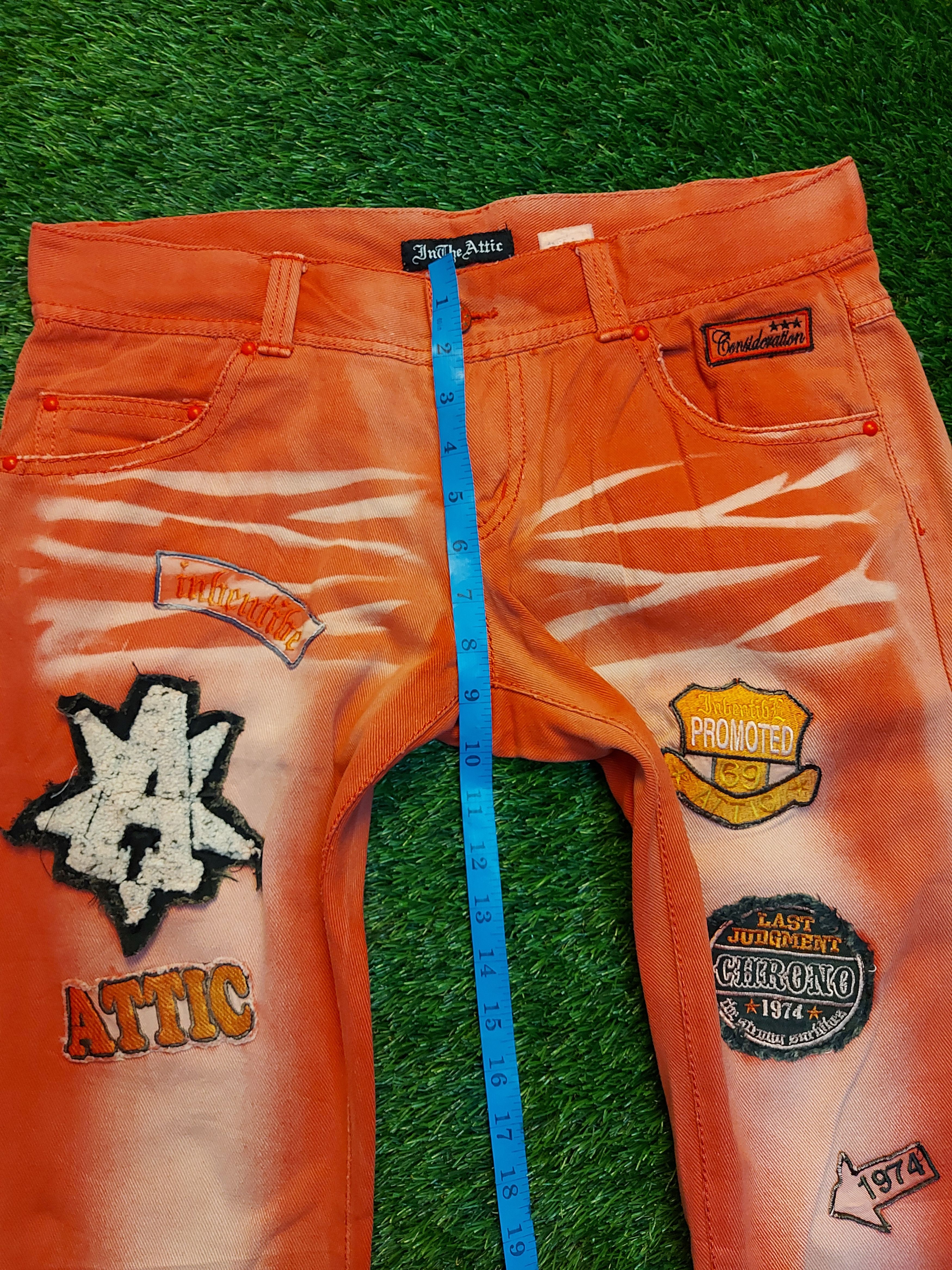 In The Attic (J214) IN THE ATTIC - bleach patches jeans like hysteric Size US 34 / EU 50 - 6 Thumbnail