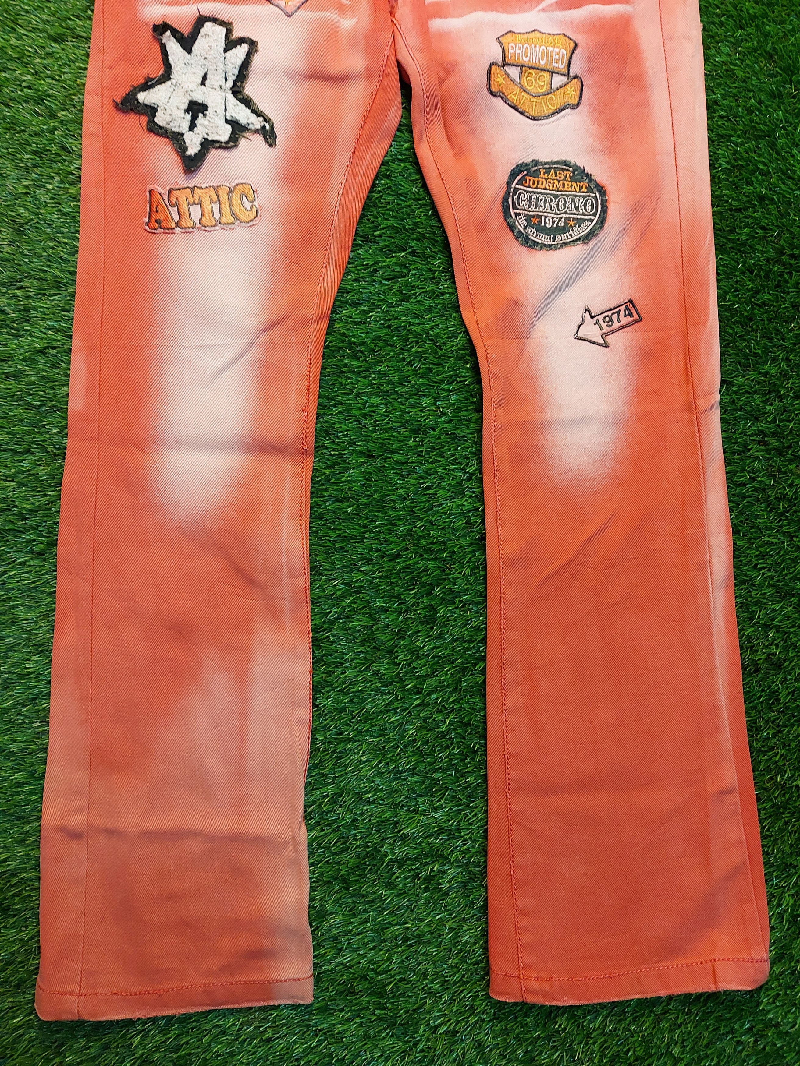 In The Attic (J214) IN THE ATTIC - bleach patches jeans like hysteric Size US 34 / EU 50 - 3 Thumbnail