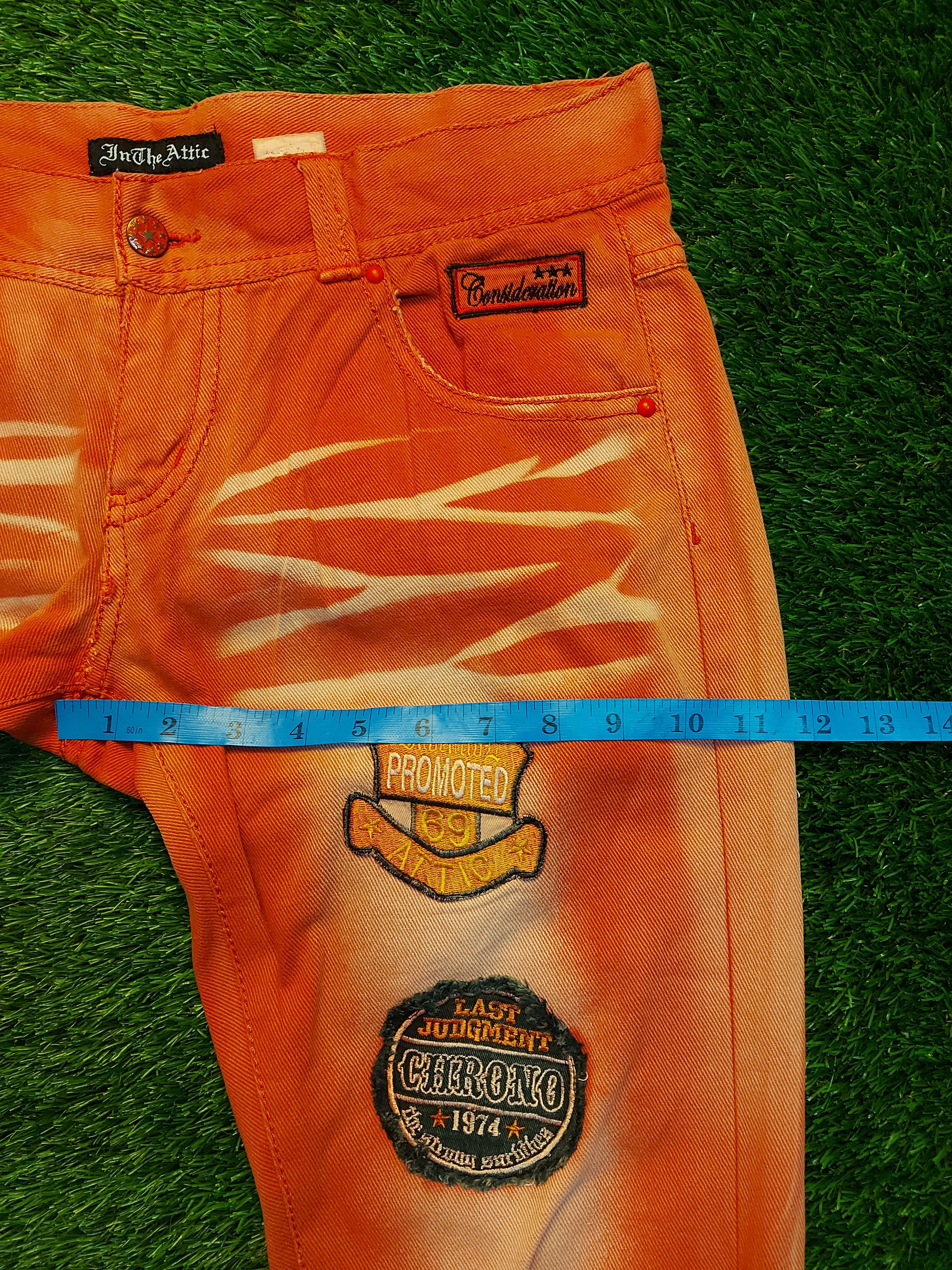 In The Attic (J214) IN THE ATTIC - bleach patches jeans like hysteric Size US 34 / EU 50 - 5 Thumbnail