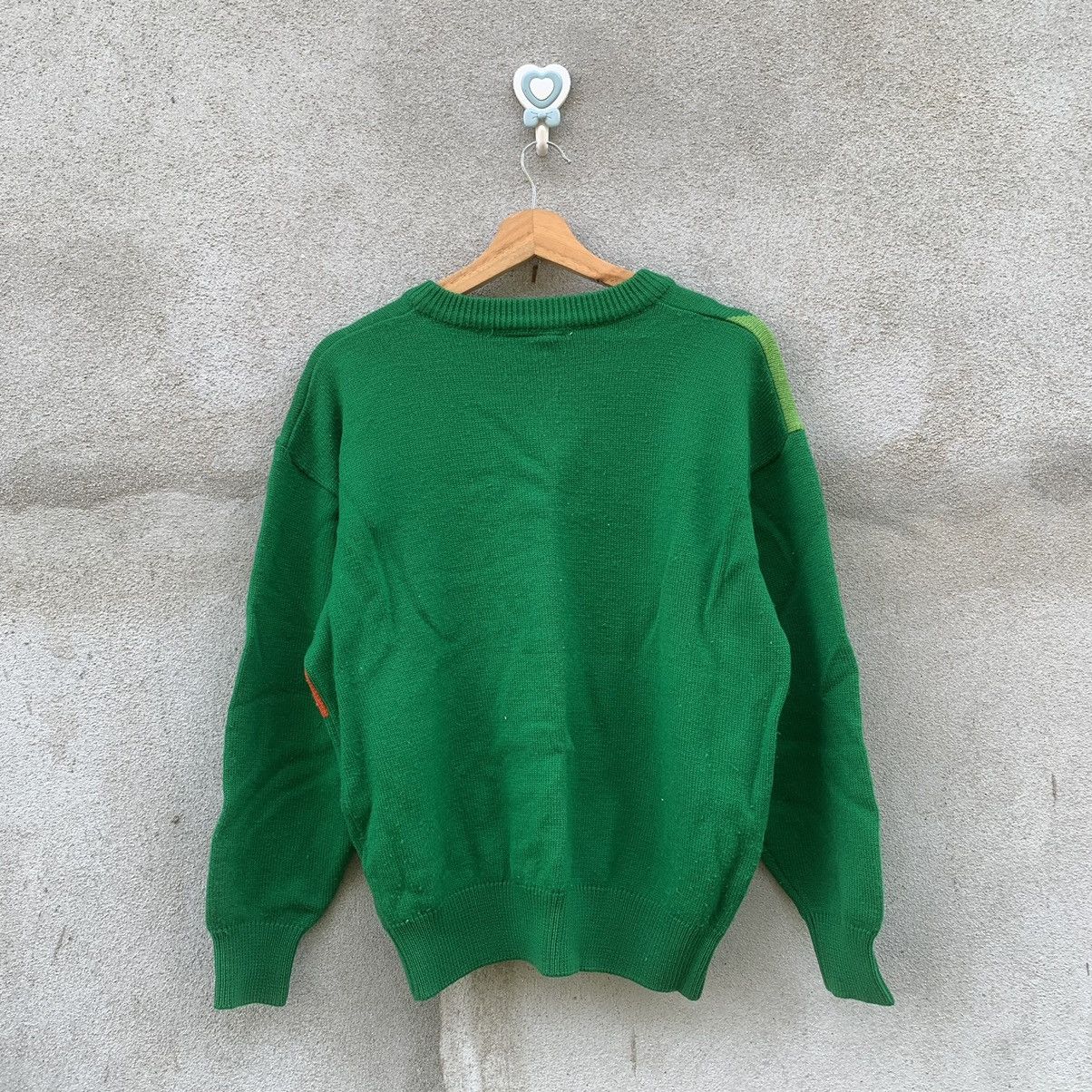 Homespun Knitwear × Japanese Brand SENO FICH MILANO KNIT EMBROIDERY VINTAGE SWEATER KNITWEAR Size US M / EU 48-50 / 2 - 9 Thumbnail