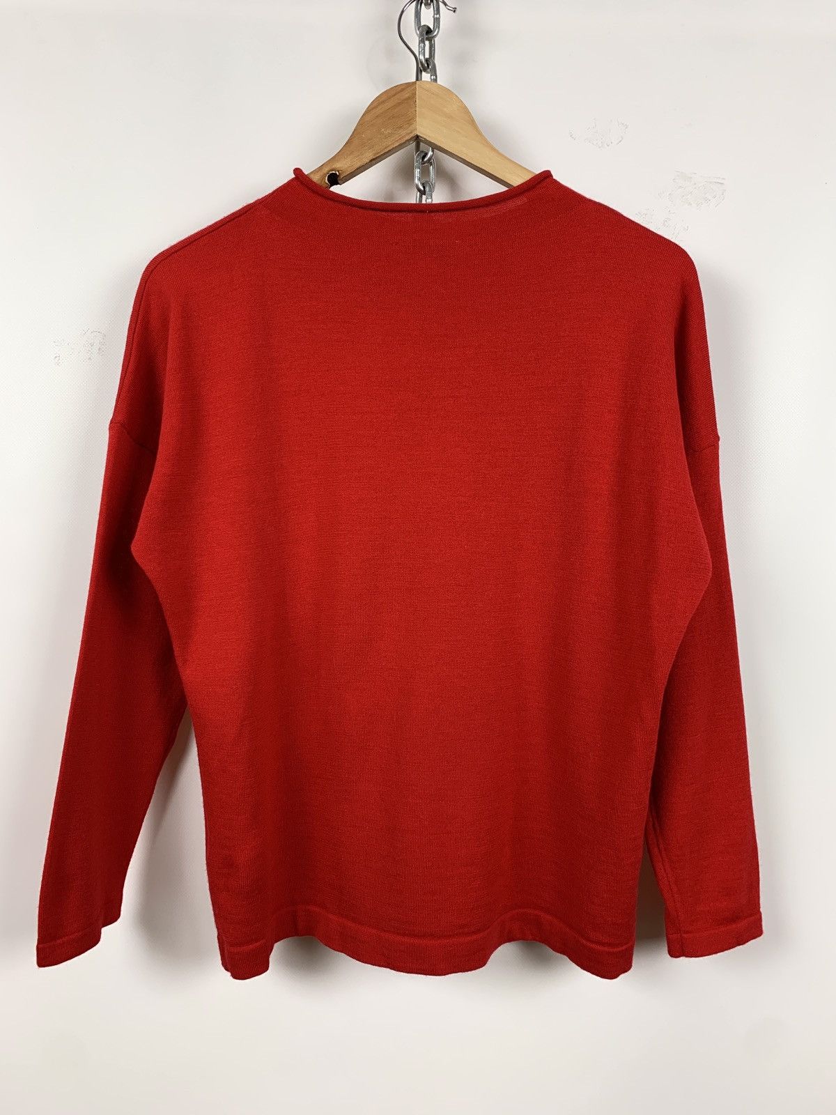 Dior Women’s Dior D Uniforms Bee Logo Red Sweater Size L / US 10 / IT 46 - 8 Thumbnail