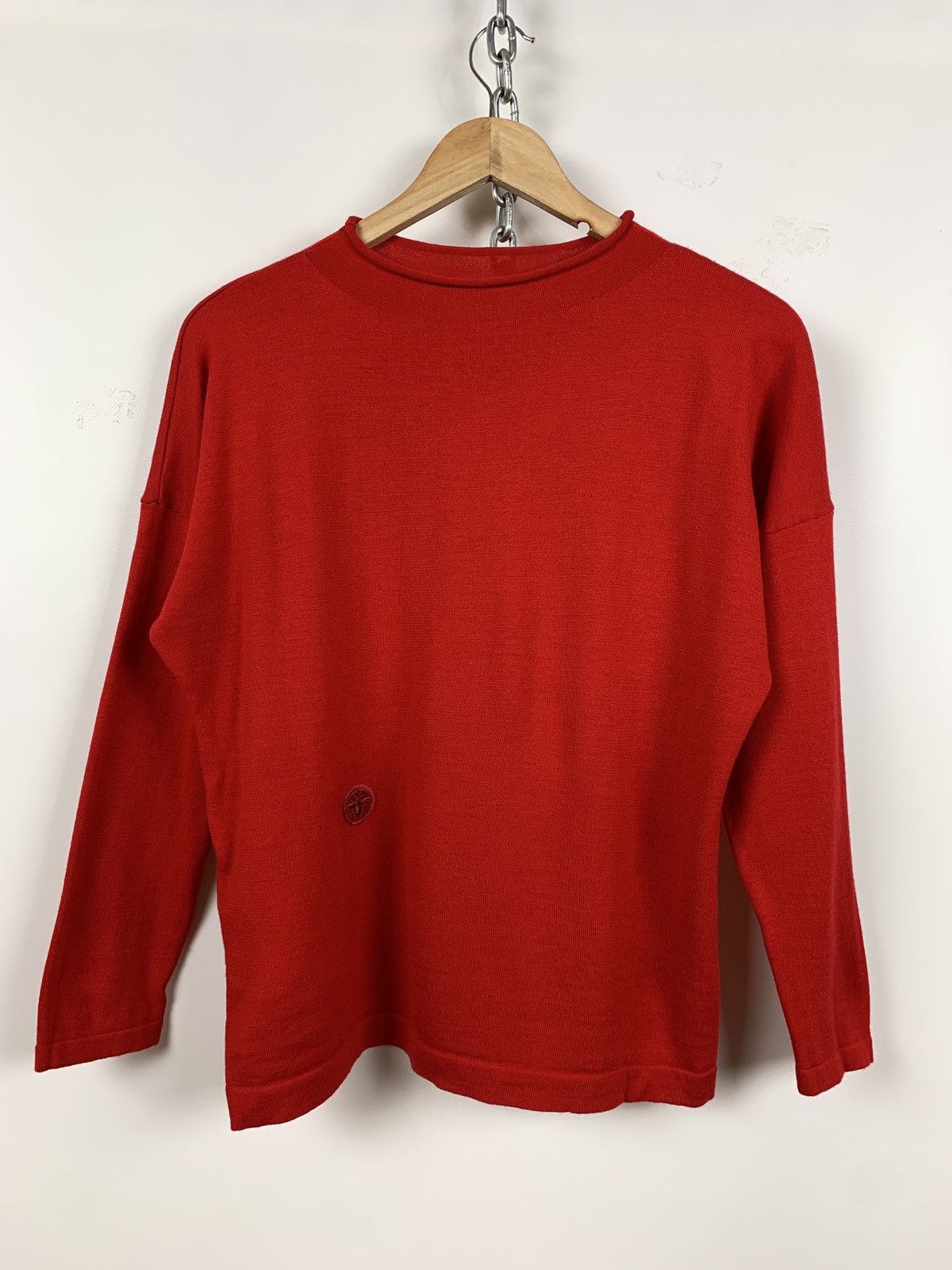 Dior Women’s Dior D Uniforms Bee Logo Red Sweater Size L / US 10 / IT 46 - 1 Thumbnail