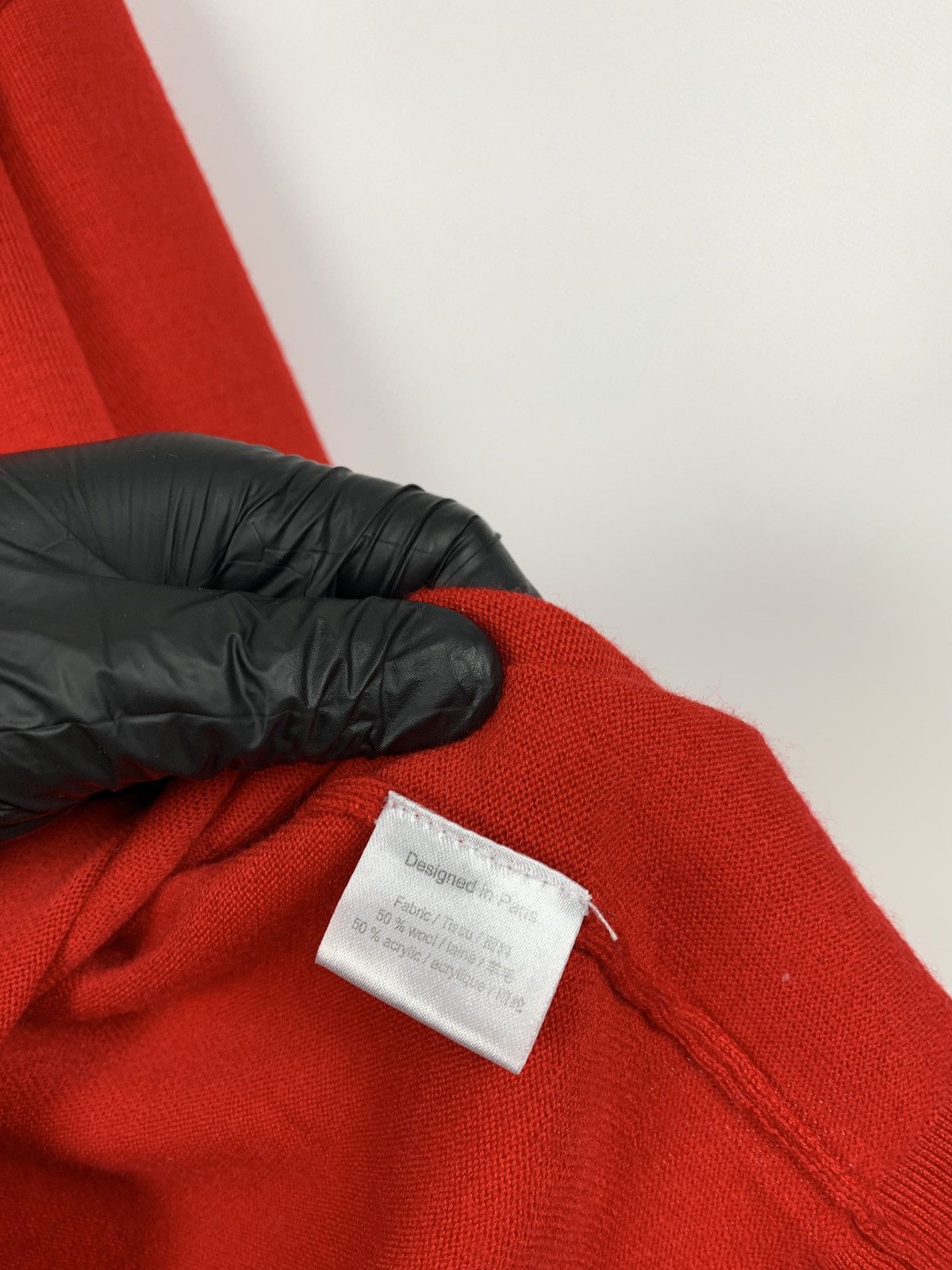 Dior Women’s Dior D Uniforms Bee Logo Red Sweater Size L / US 10 / IT 46 - 15 Thumbnail
