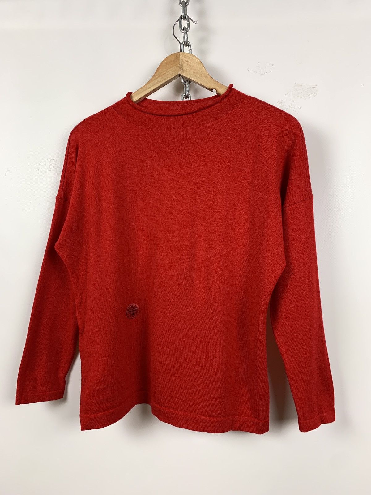 Dior Women’s Dior D Uniforms Bee Logo Red Sweater Size L / US 10 / IT 46 - 4 Thumbnail