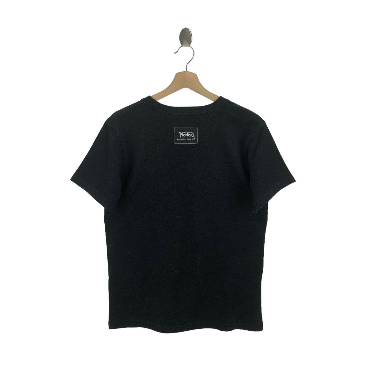 Pick!! Vtg NORTON x KATHARINE HAMNETT Big Logo Faded Tshirt