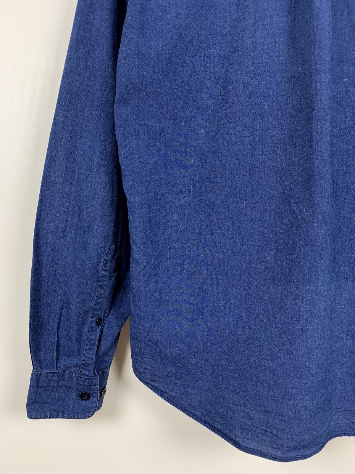 Acne Studios Vintage Acne Studios Blue Classic Fit Denim Button Up Shirt Size US S / EU 44-46 / 1 - 13 Thumbnail