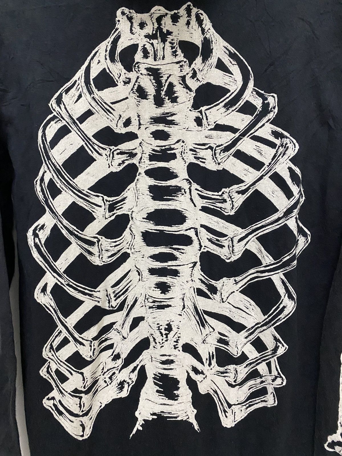 Seditionaries DISTRESSED🔥 GLAD NEWS JAPAN “SKELETON” ALLOVER PRINT HOODIE Size US M / EU 48-50 / 2 - 9 Thumbnail