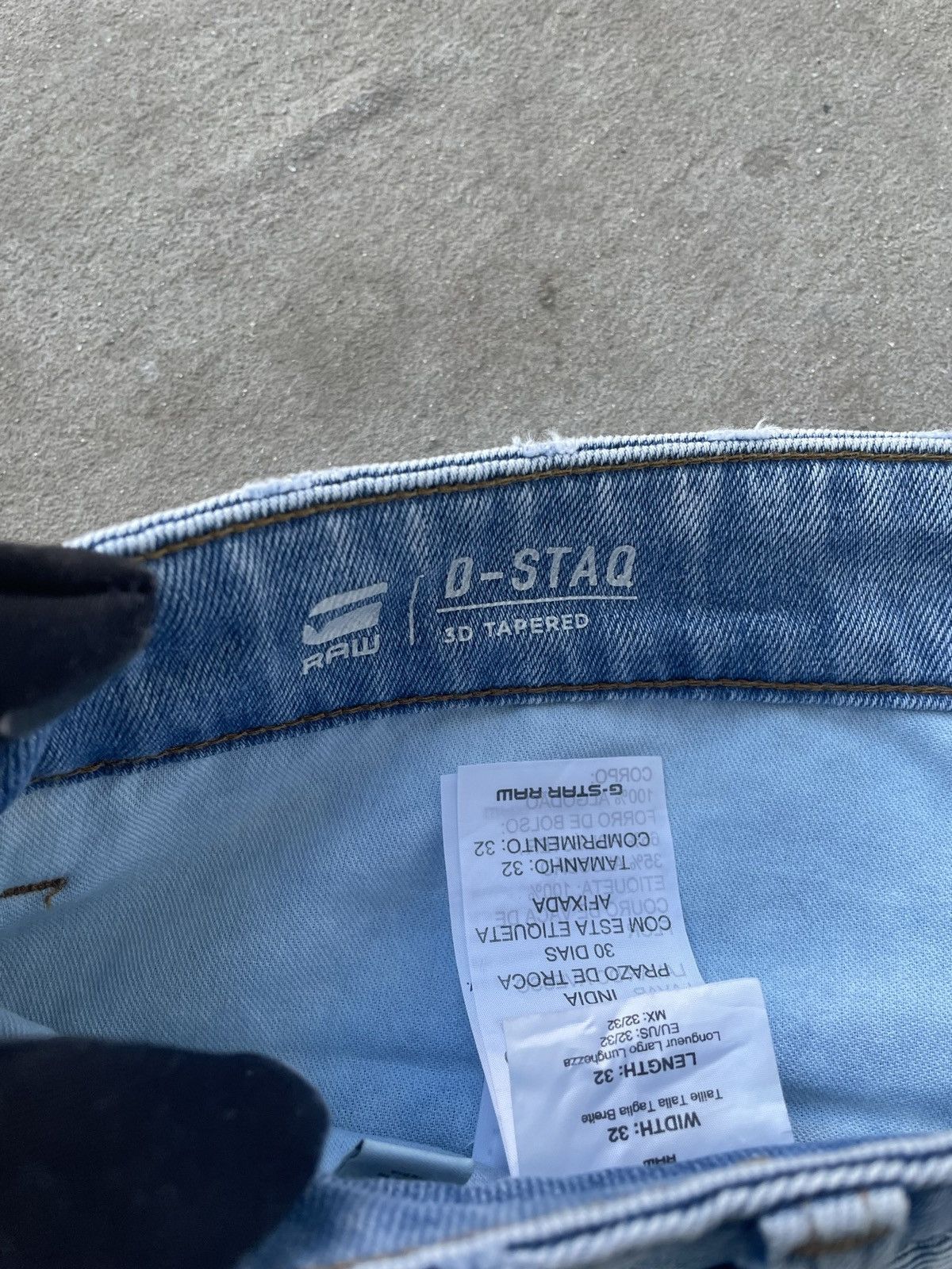 G-Star Vintage G Star Raw blue distressed denim jeans Size US 32 / EU 48 - 10 Thumbnail