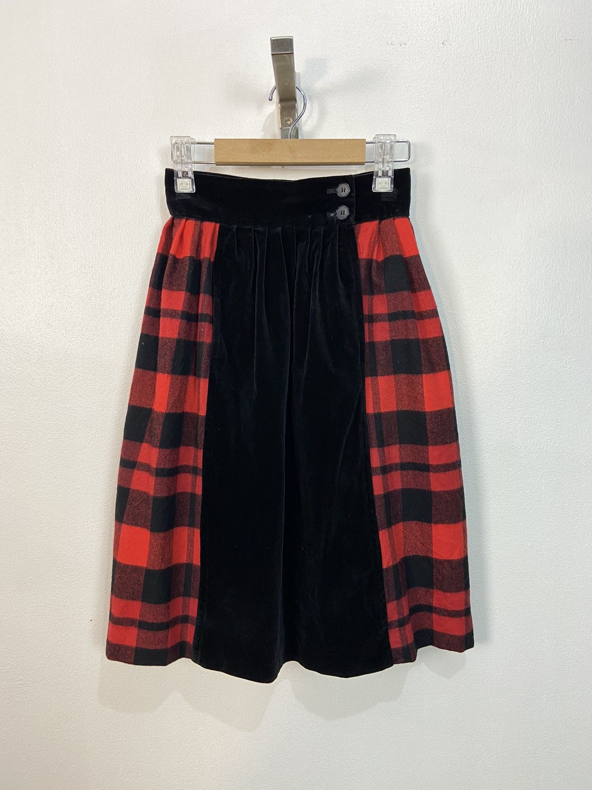 Vintage YSL Yves Saint Laurent Velvet Skirt
