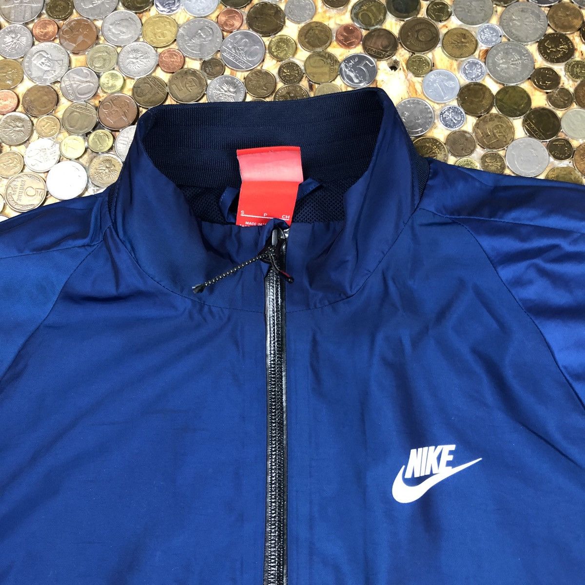 Nike × Vintage Nike bomber light tracksuit sweatshirt zip jacket Size US S / EU 44-46 / 1 - 2 Thumbnail