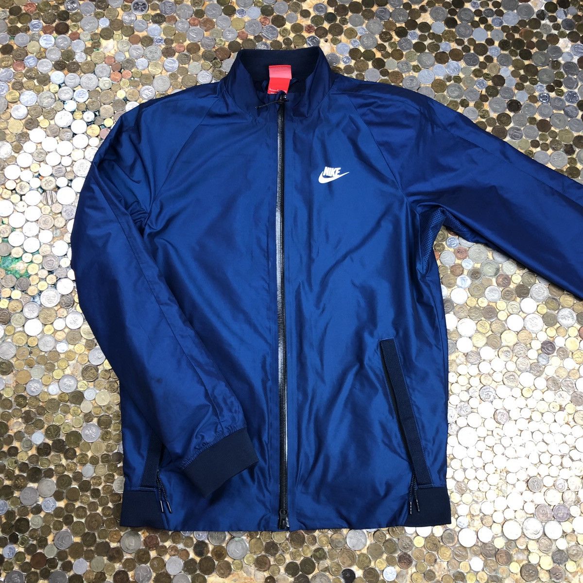 Nike × Vintage Nike bomber light tracksuit sweatshirt zip jacket Size US S / EU 44-46 / 1 - 1 Thumbnail