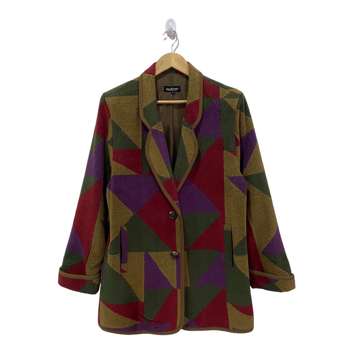 VINTAGE JAPANESE PATCHWORK JAPANESE DESIGNER WOOL LONG COAT