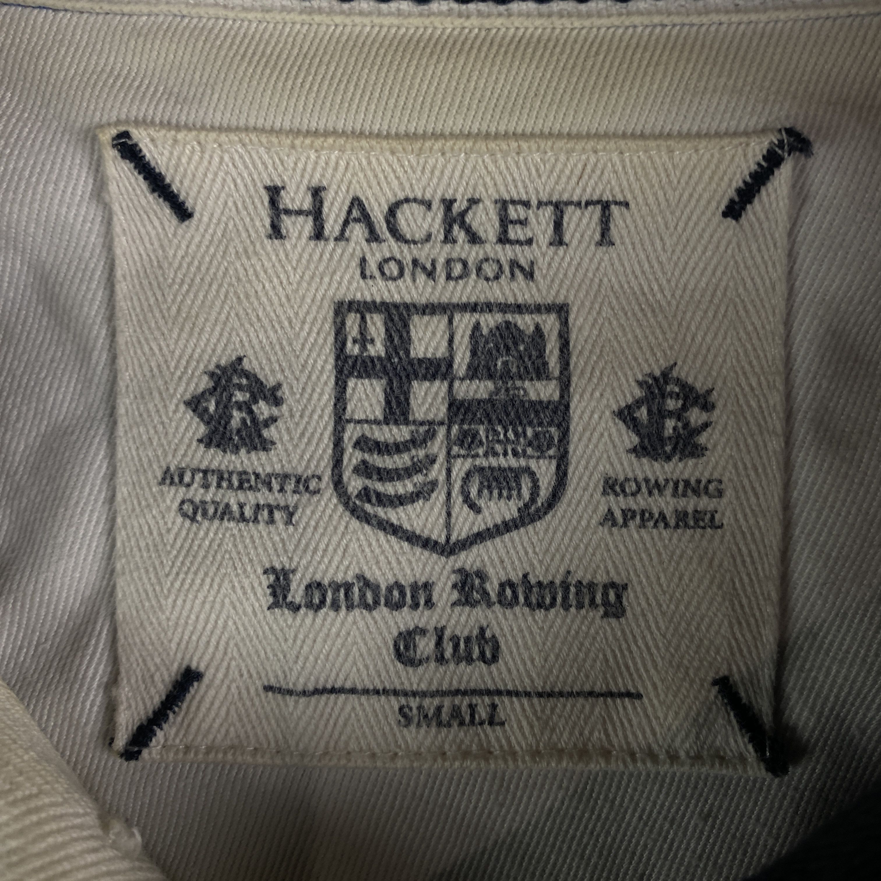 Hackett × Vintage Men’s Rugby Sweatshirt Hackett Vintage Big Print Back Size S Size US S / EU 44-46 / 1 - 6 Thumbnail