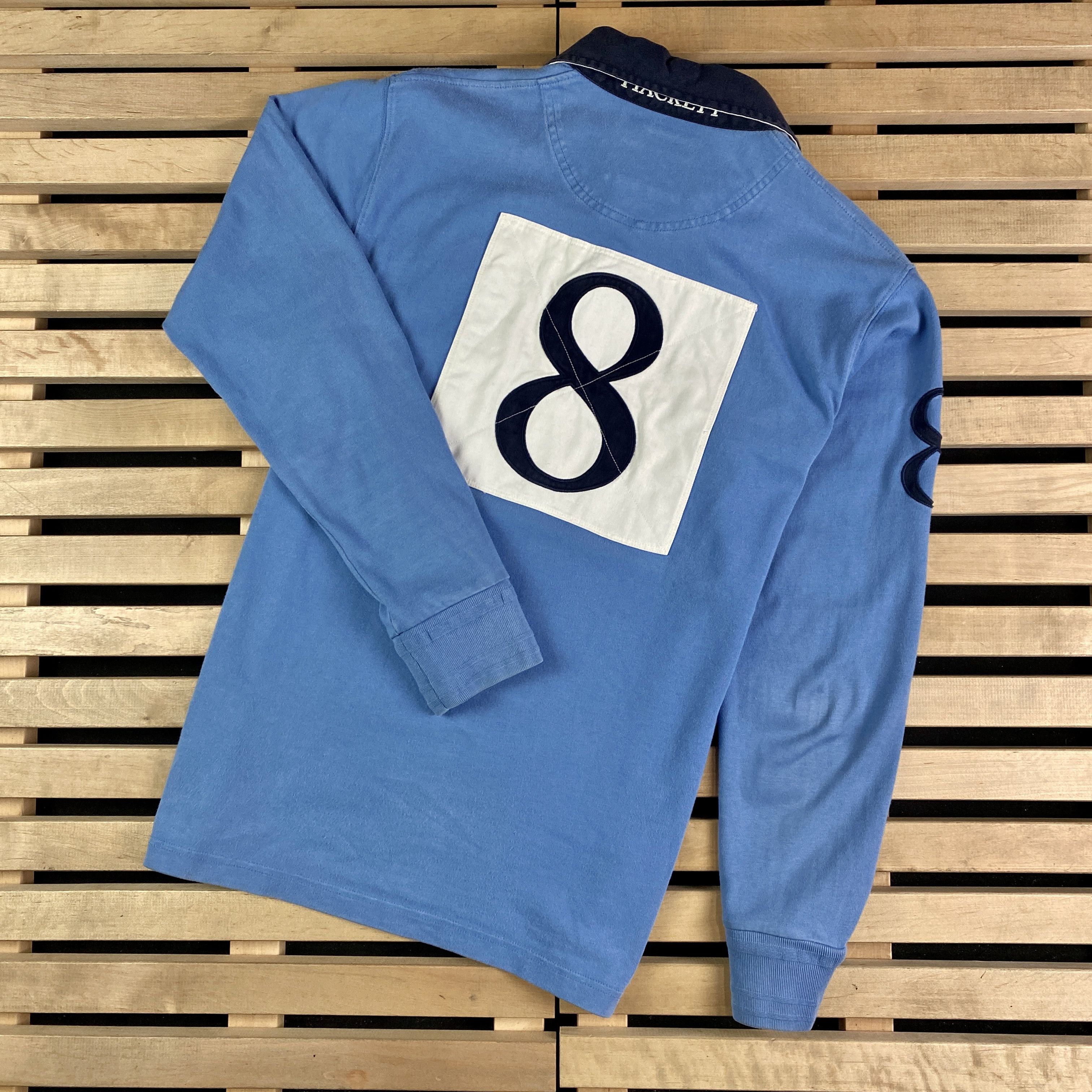 Hackett × Vintage Men’s Rugby Sweatshirt Hackett Vintage Big Print Back Size S Size US S / EU 44-46 / 1 - 4 Thumbnail