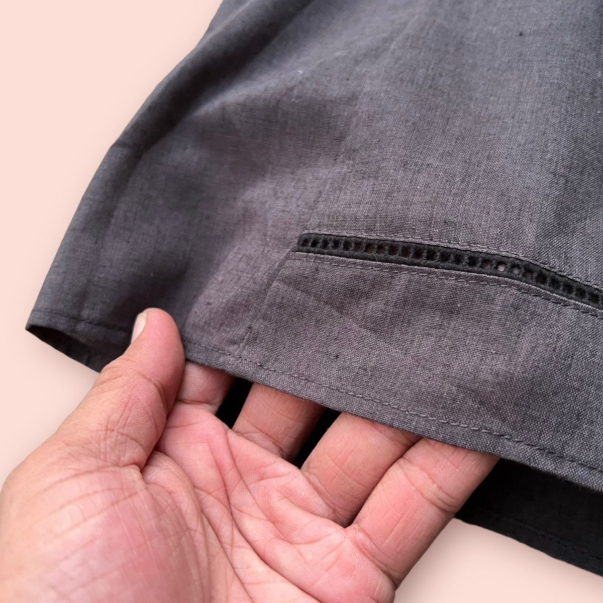 Designer × Global Work × Japanese Brand RARE GLOBAL WORK FRENCH LINEN BLEND BLOUSE Size ONE SIZE - 25 Thumbnail