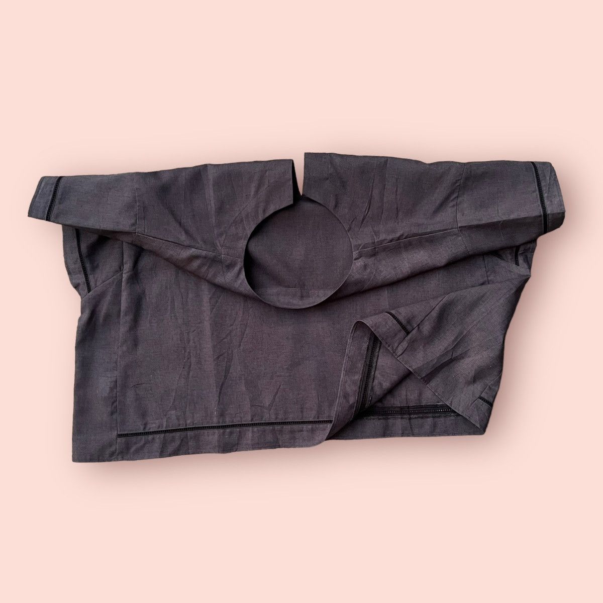 Designer × Global Work × Japanese Brand RARE GLOBAL WORK FRENCH LINEN BLEND BLOUSE Size ONE SIZE - 21 Thumbnail