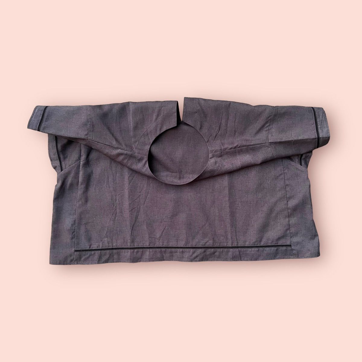 Designer × Global Work × Japanese Brand RARE GLOBAL WORK FRENCH LINEN BLEND BLOUSE Size ONE SIZE - 20 Thumbnail