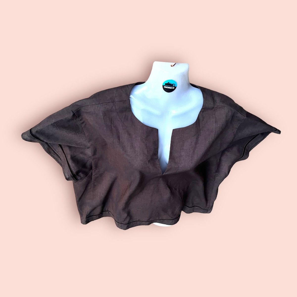 Designer × Global Work × Japanese Brand RARE GLOBAL WORK FRENCH LINEN BLEND BLOUSE Size ONE SIZE - 10 Thumbnail