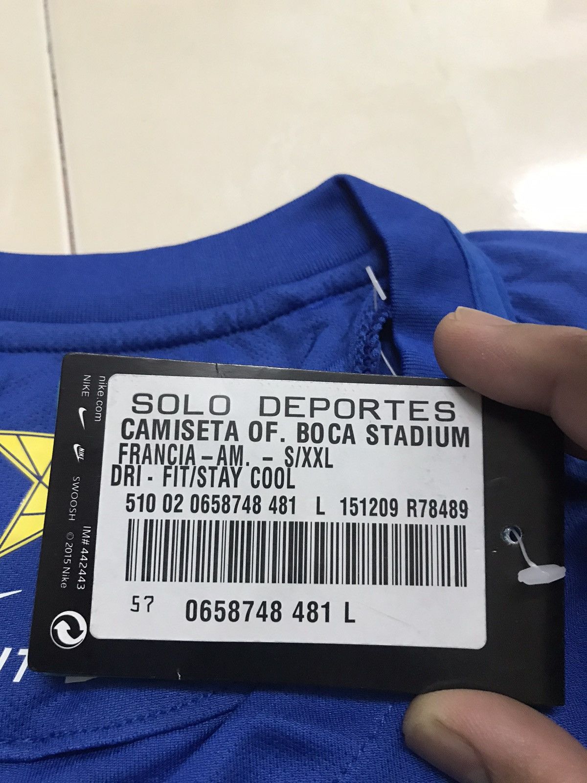 All Sport VINTAGE BOCA JUNIORS Size US M / EU 48-50 / 2 - 7 Thumbnail
