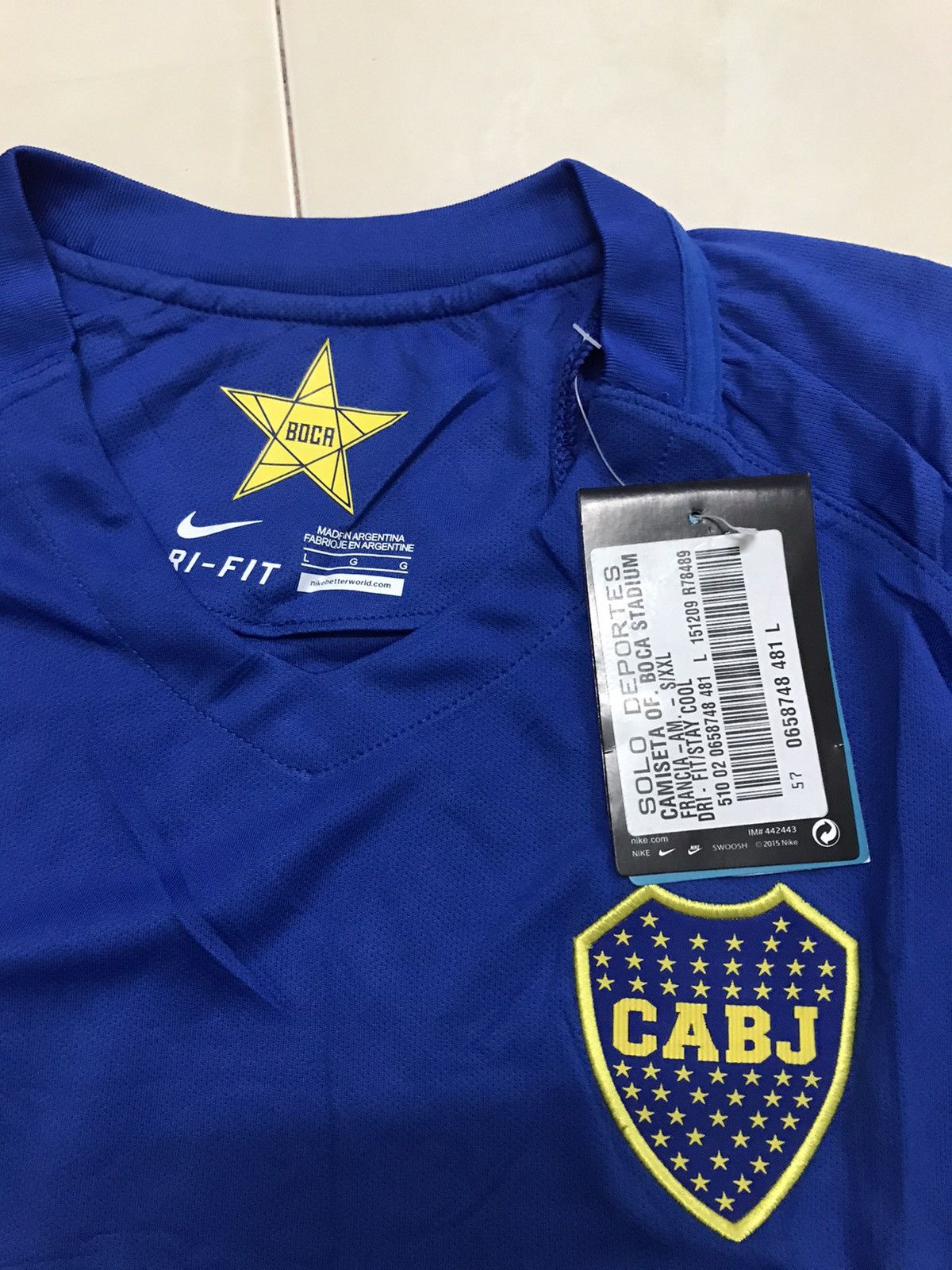 All Sport VINTAGE BOCA JUNIORS Size US M / EU 48-50 / 2 - 5 Thumbnail