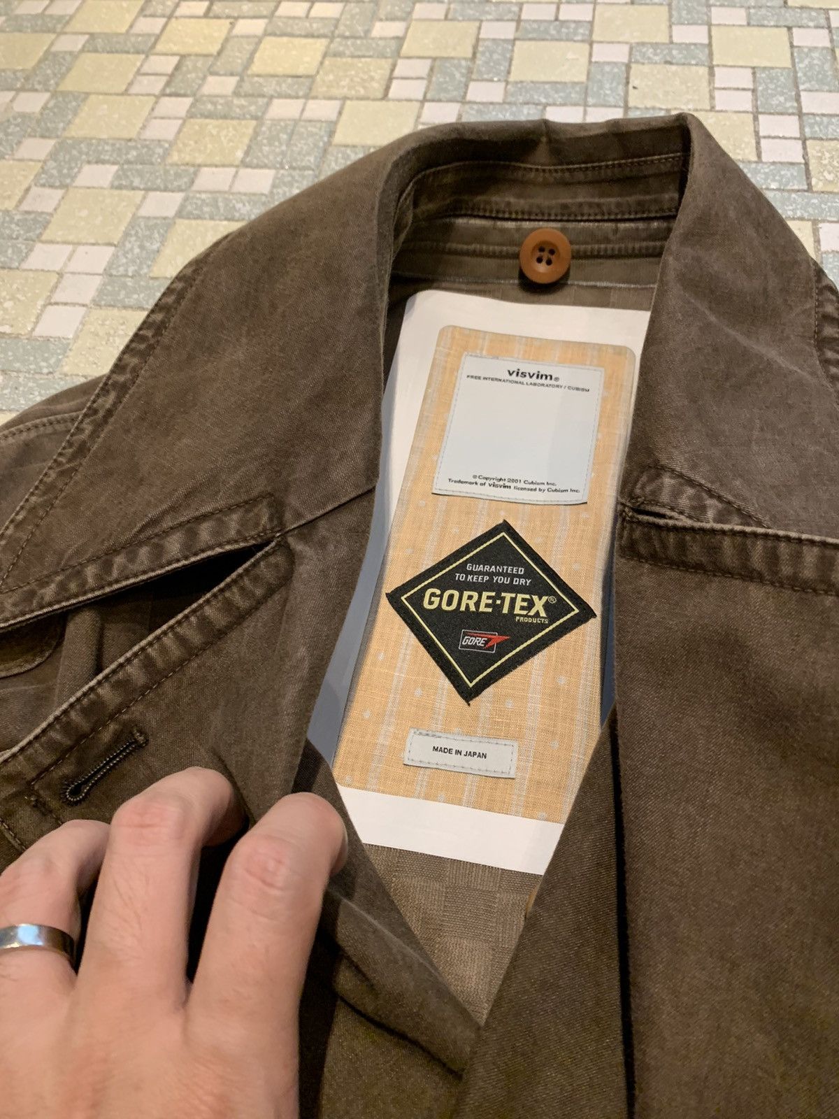 Visvim Collier coat 3L goretex (Natural Dye) Size US S / EU 44-46 / 1 - 2 Thumbnail