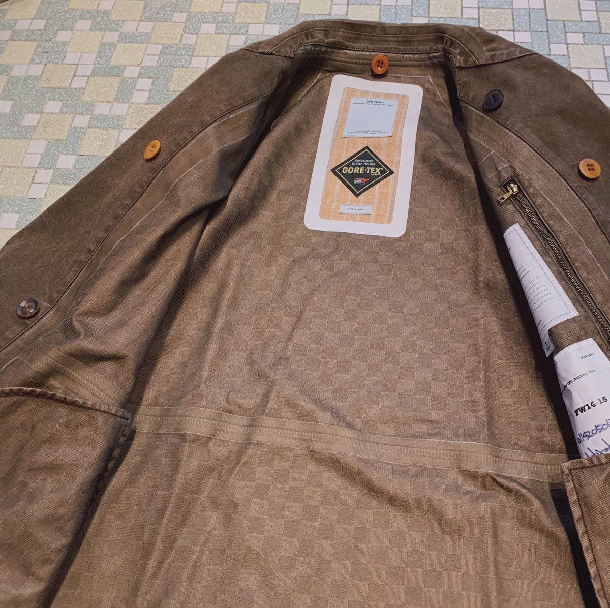 Visvim Collier coat 3L goretex (Natural Dye) Size US S / EU 44-46 / 1 - 6 Thumbnail