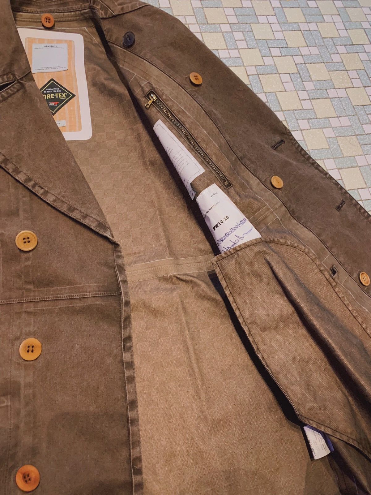 Visvim Collier coat 3L goretex (Natural Dye) Size US S / EU 44-46 / 1 - 5 Thumbnail